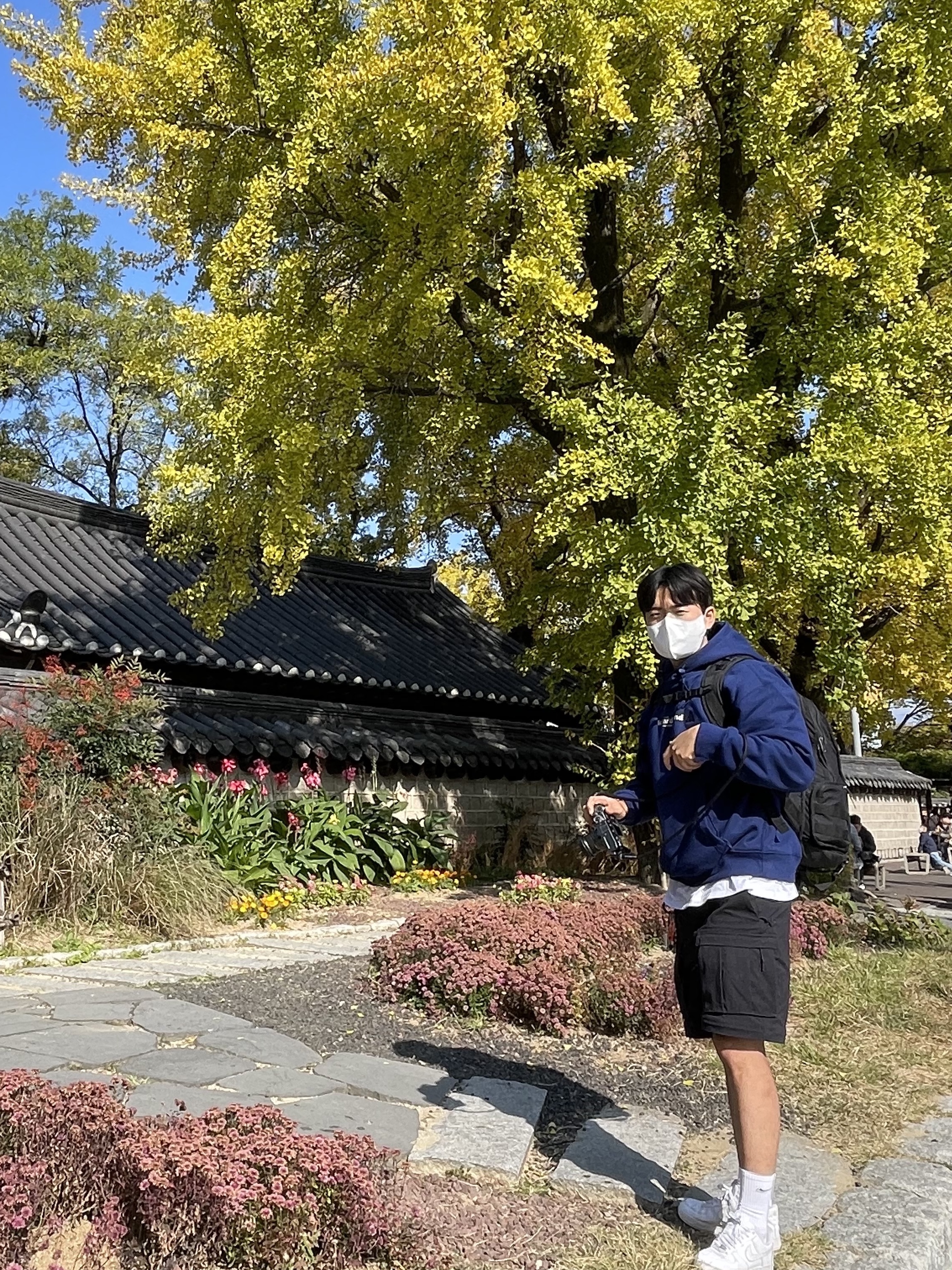 Nike NRG ACG Hoodie Wizard Blue Void - Asia, Nike ACG Smith Summit Cargo Pants Black - Asia 착용 스타일 - 2