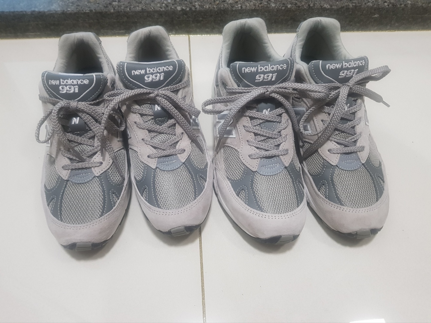 New Balance 991 Made in UK Grey, (W) New Balance 991 Made in UK Grey 착용 스타일