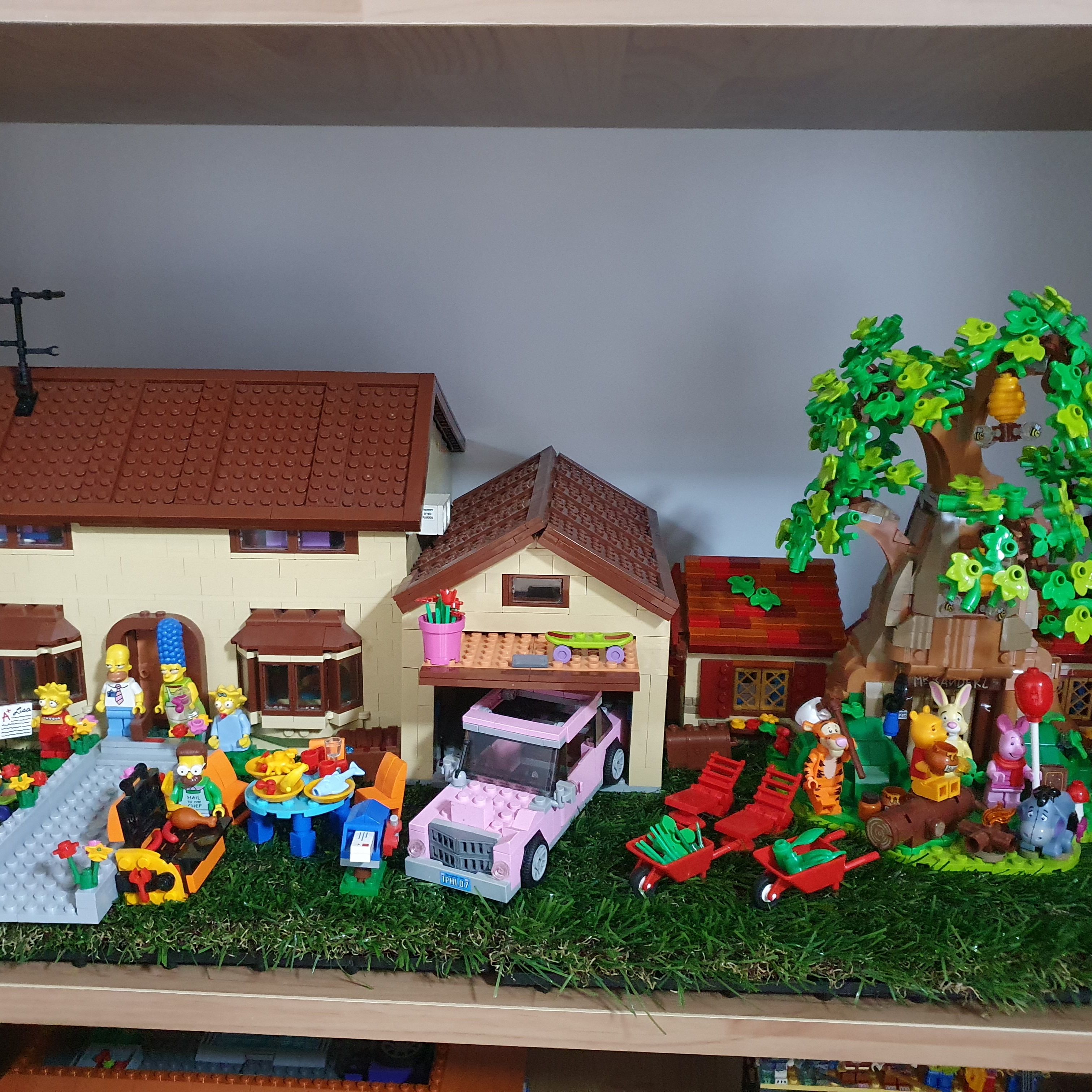 Lego Disney Winnie the Pooh, Lego The Simpsons House 착용 스타일 - 1