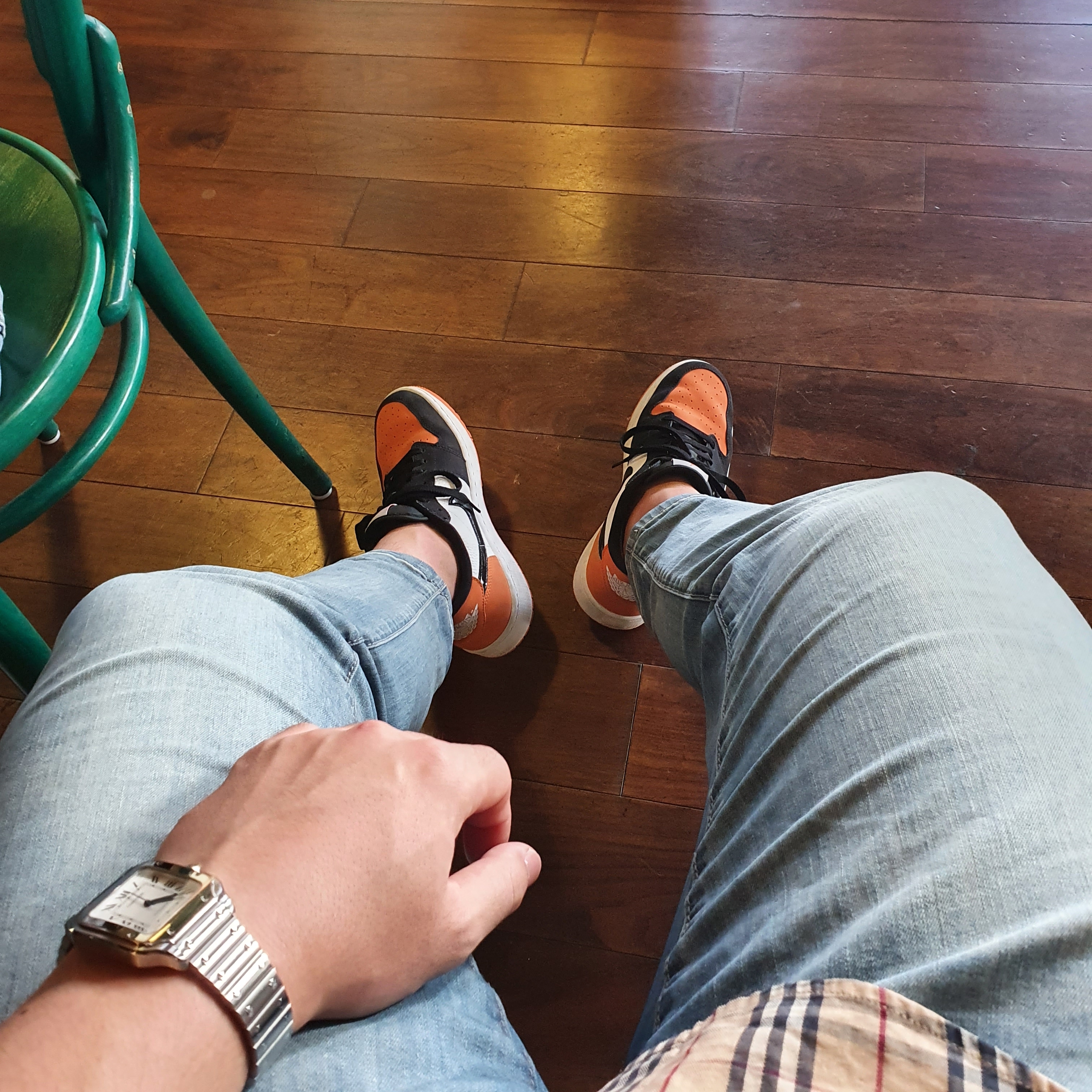 Jordan 1 Low Golf Starfish 착용 스타일