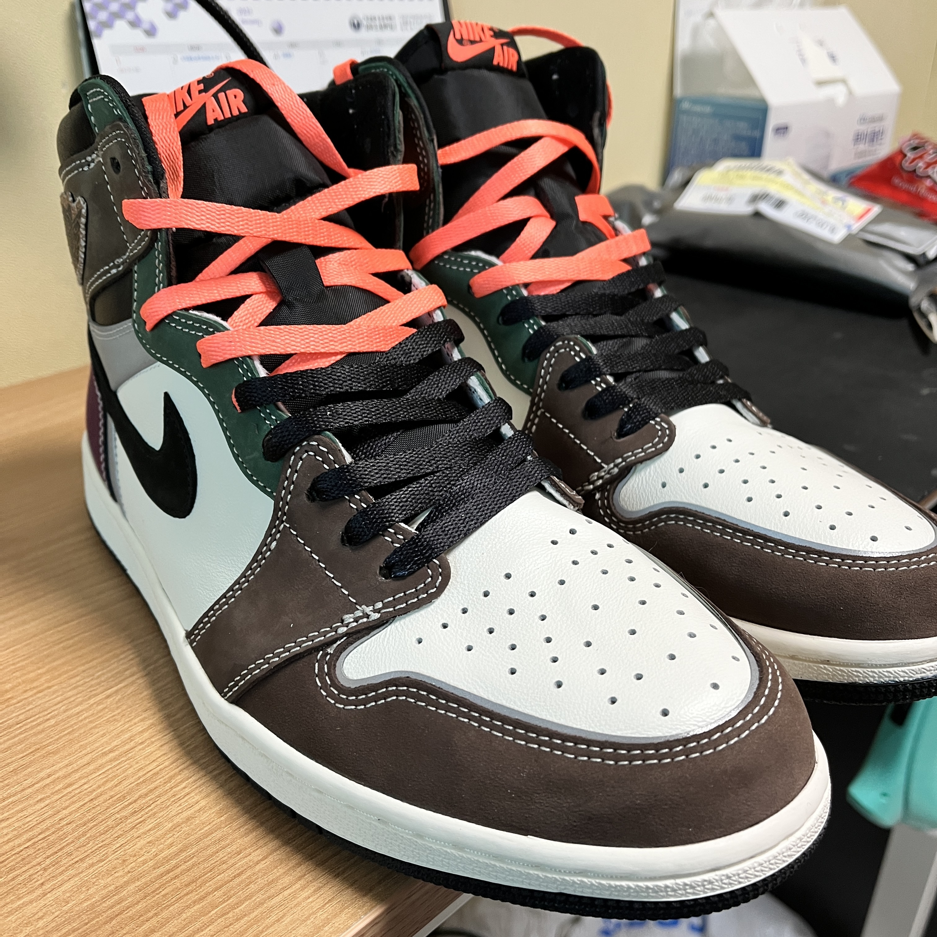 Jordan 1 Retro High OG Craft 착용 스타일 - 3