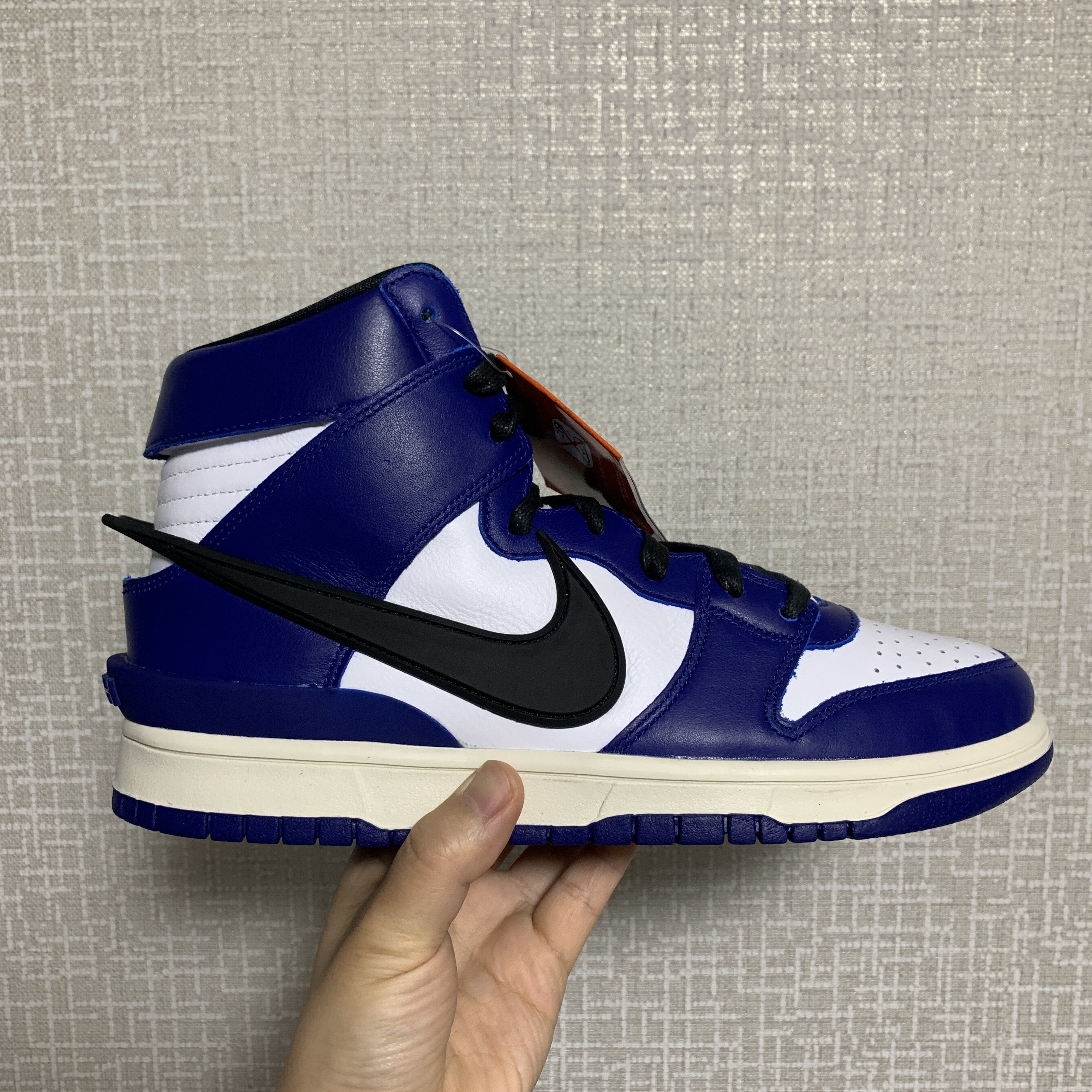 Nike x Ambush Dunk High Deep Royal Blue 착용 스타일