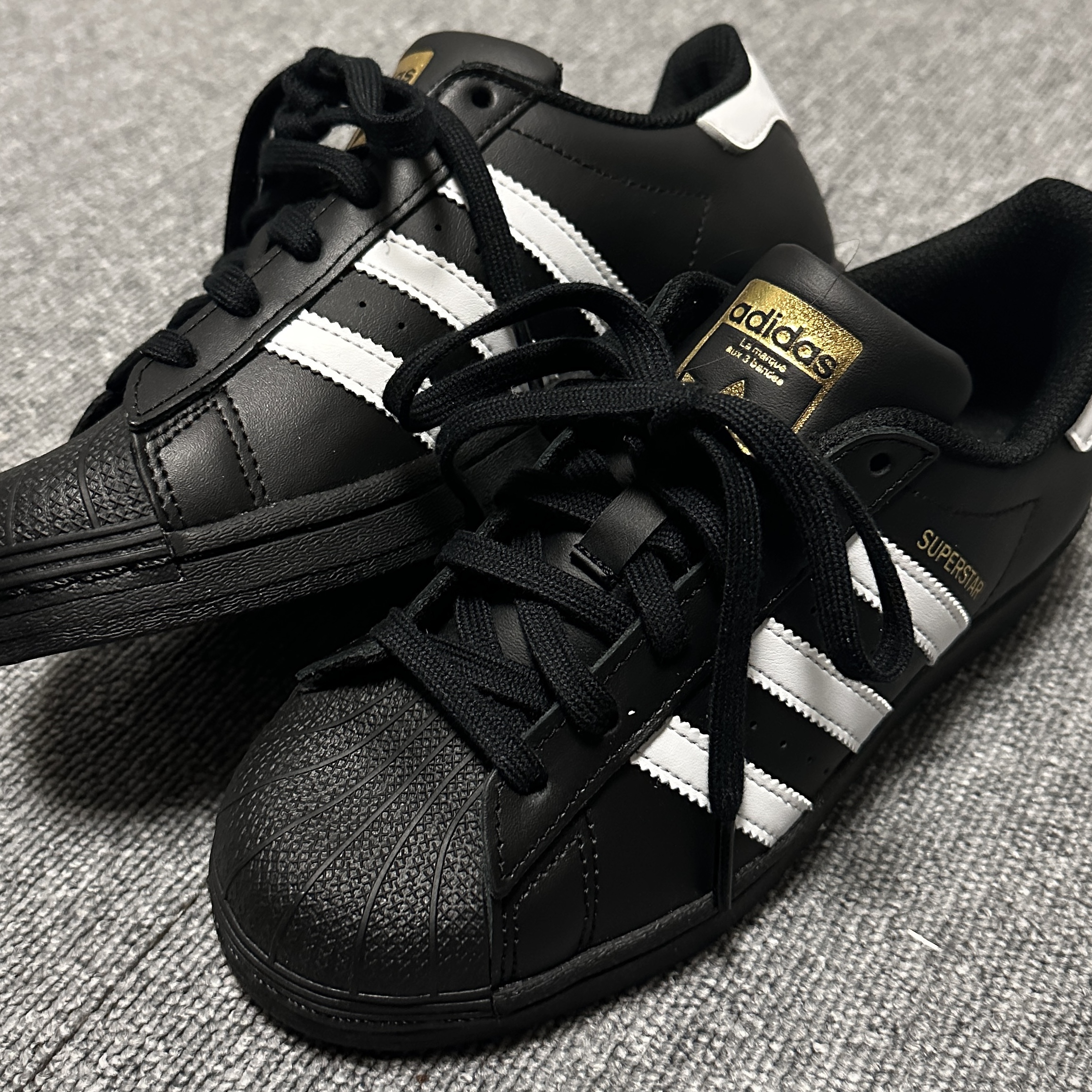(J) Adidas Superstar Black White, Adidas Superstar Core Black White 착용 스타일
