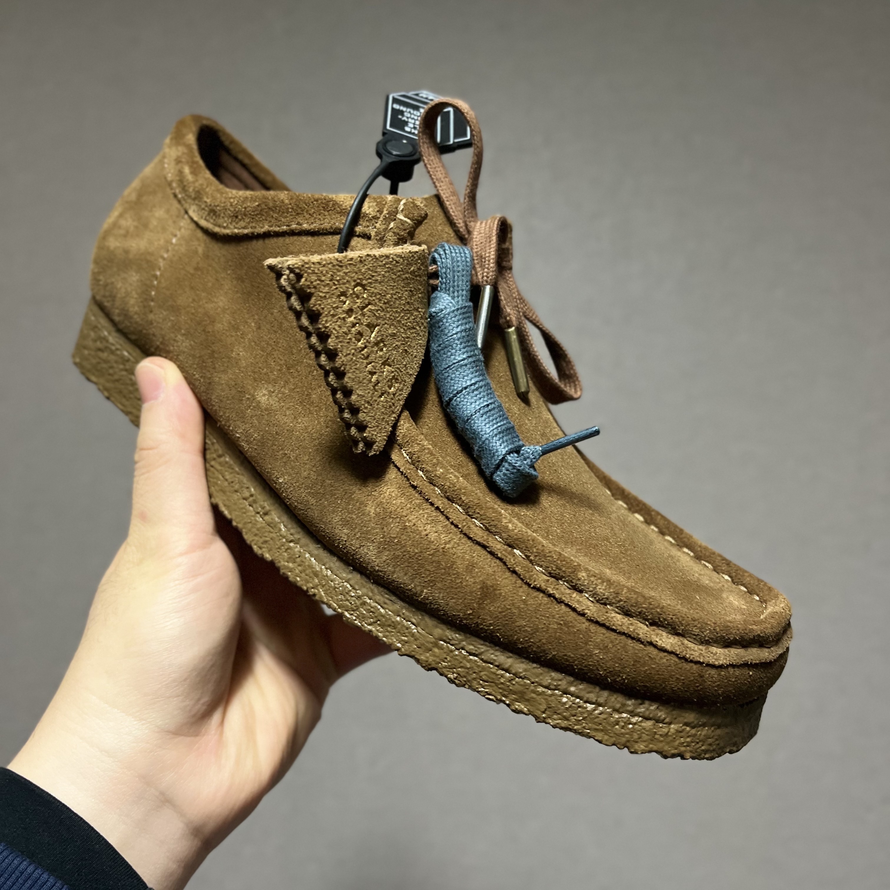 Clarks Wallabee Cola 착용 스타일