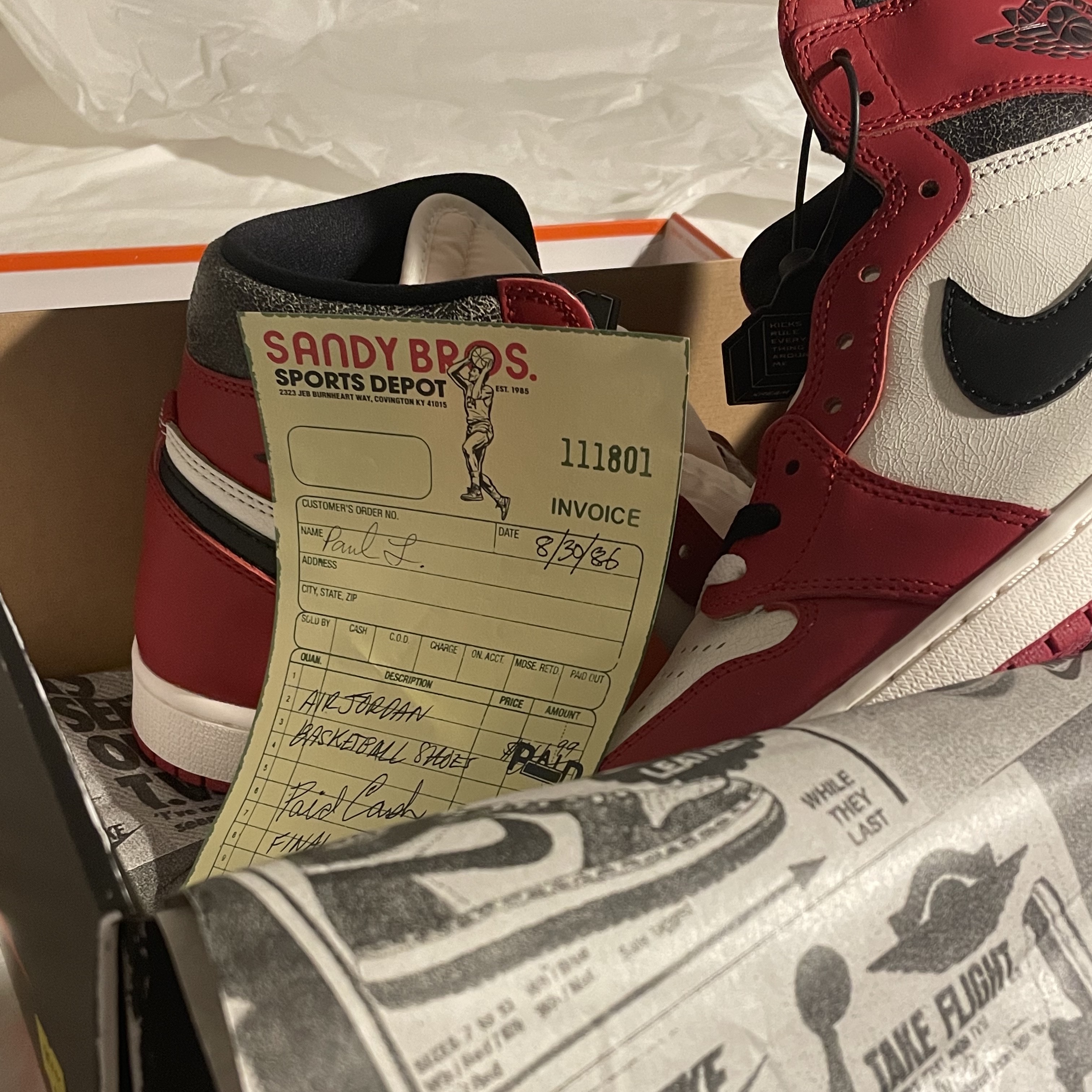 (GS) Jordan 1 Retro High OG Chicago 2022 착용 스타일