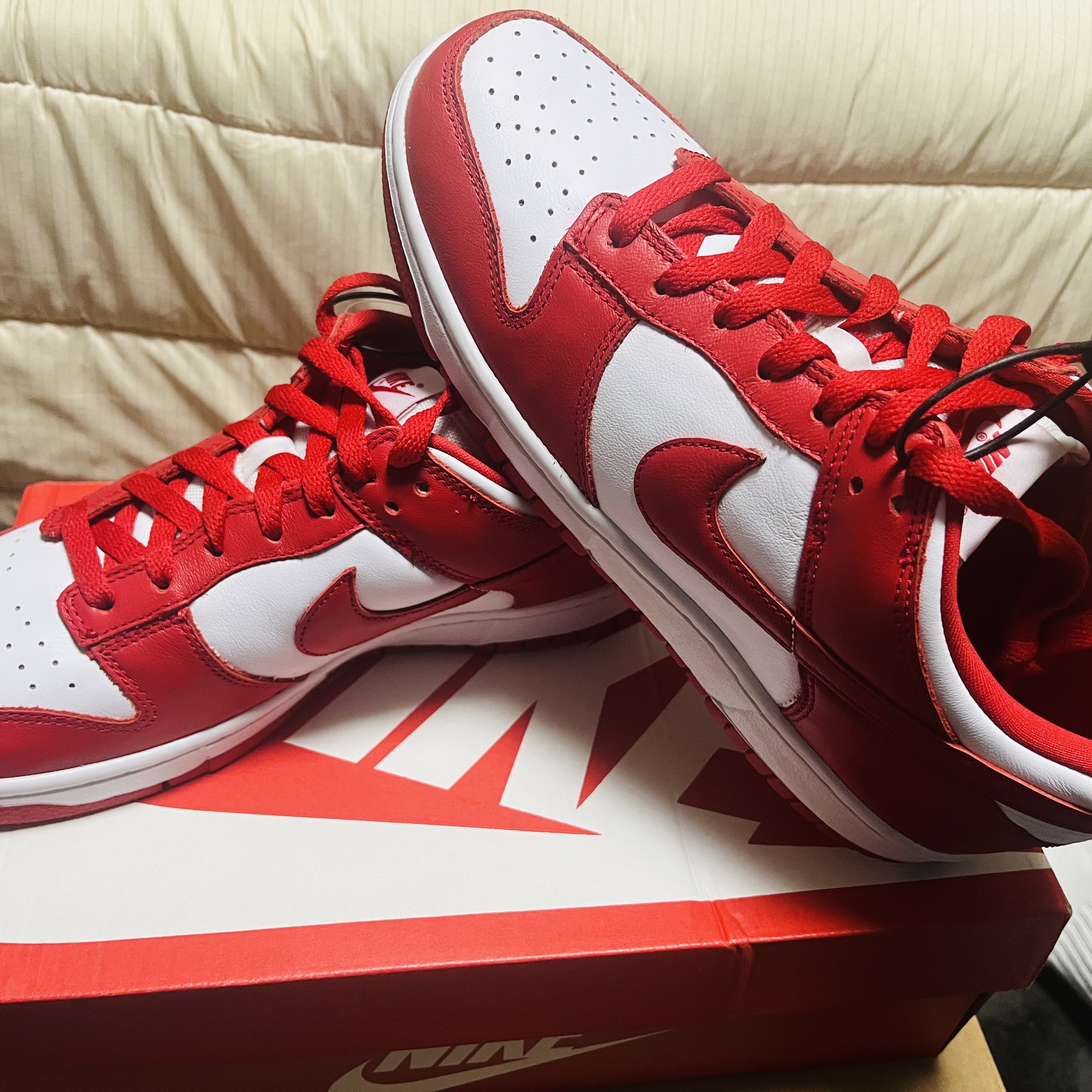 Nike Dunk Low SP University Red 2020 착용 스타일 - 2
