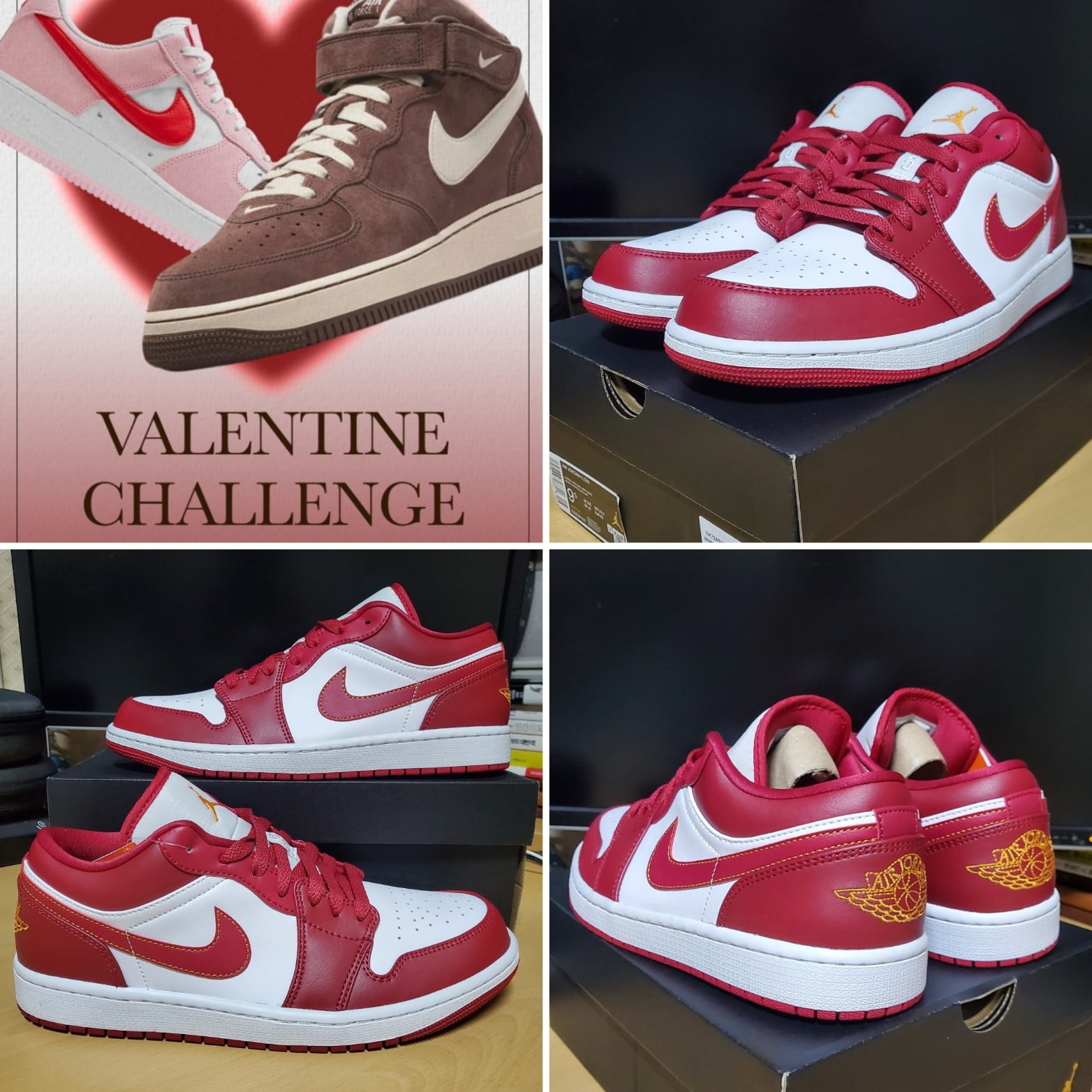 Jordan 1 Low Cardinal Red 착용 스타일