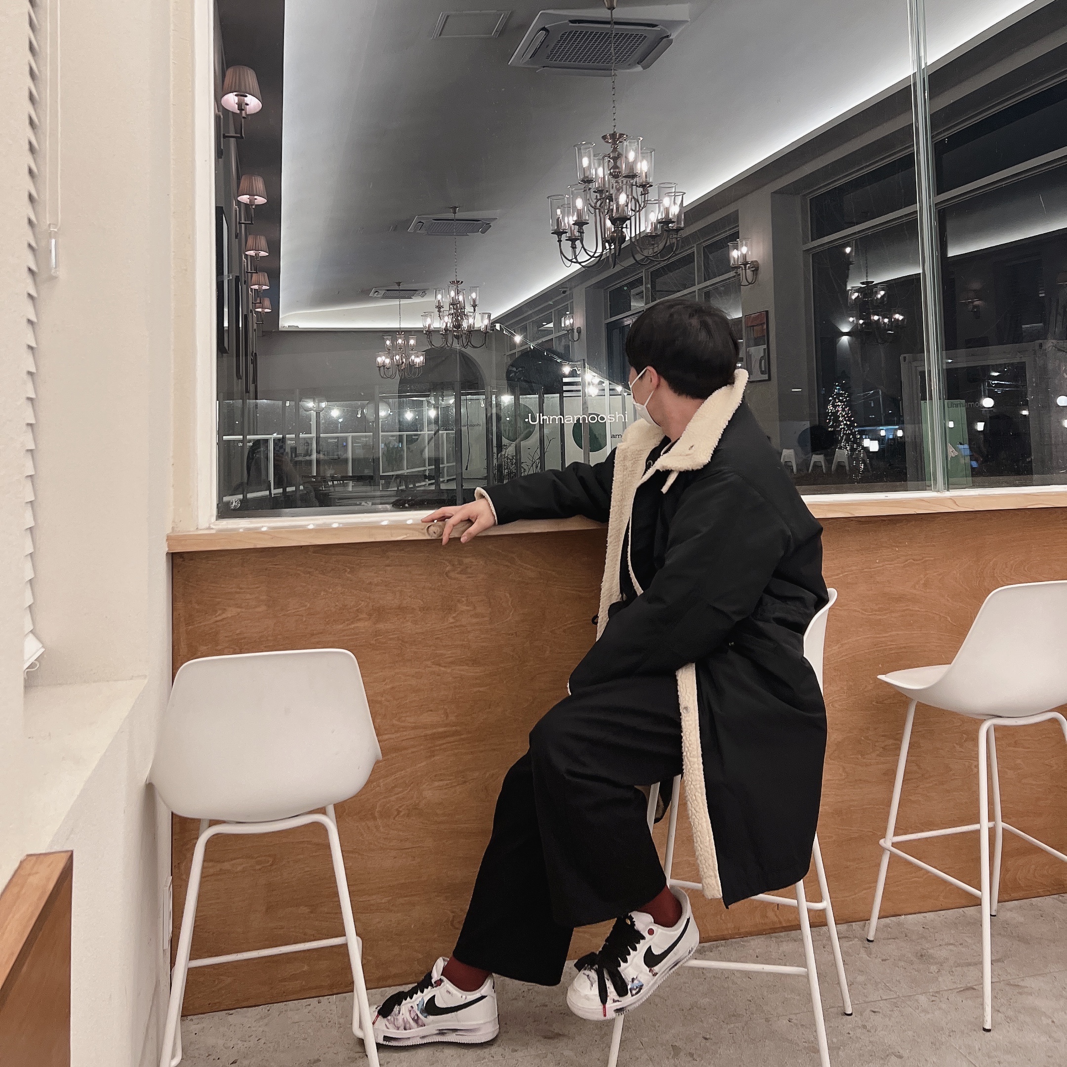 Nike x Peaceminusone Air Force 1 Low Para-Noise 2.0 착용 스타일