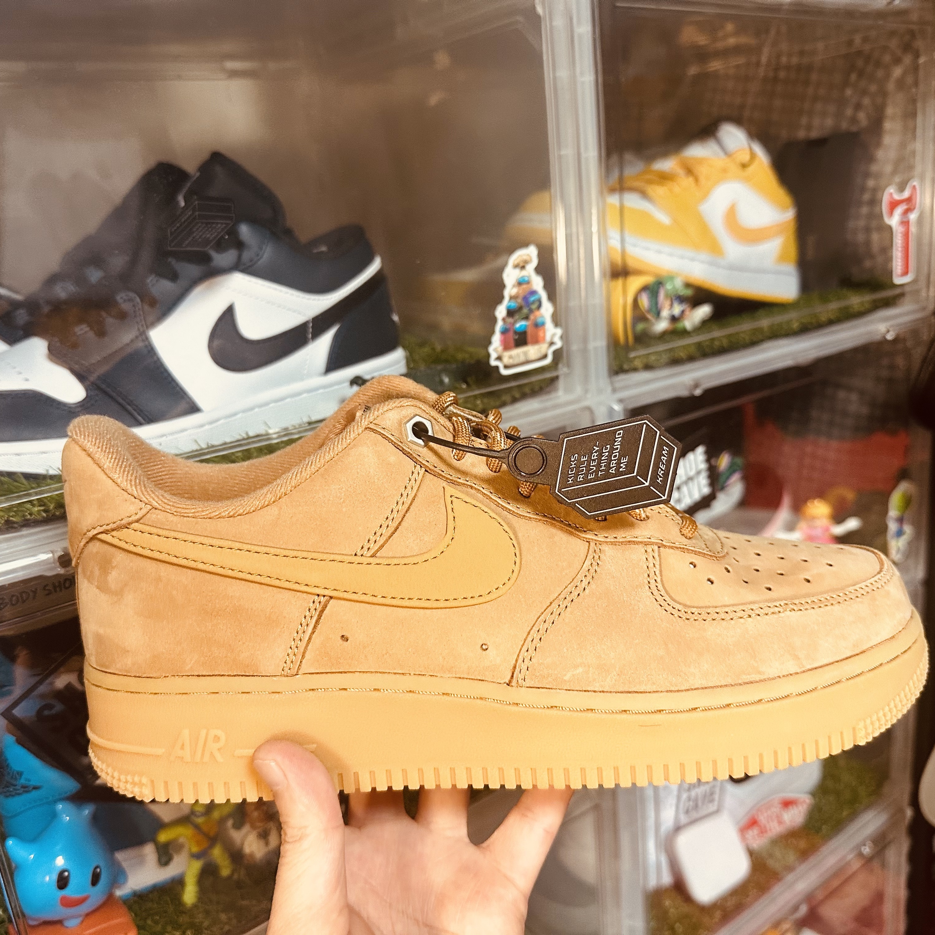 Nike Air Force 1 '07 WB Flax 착용 스타일 - 1