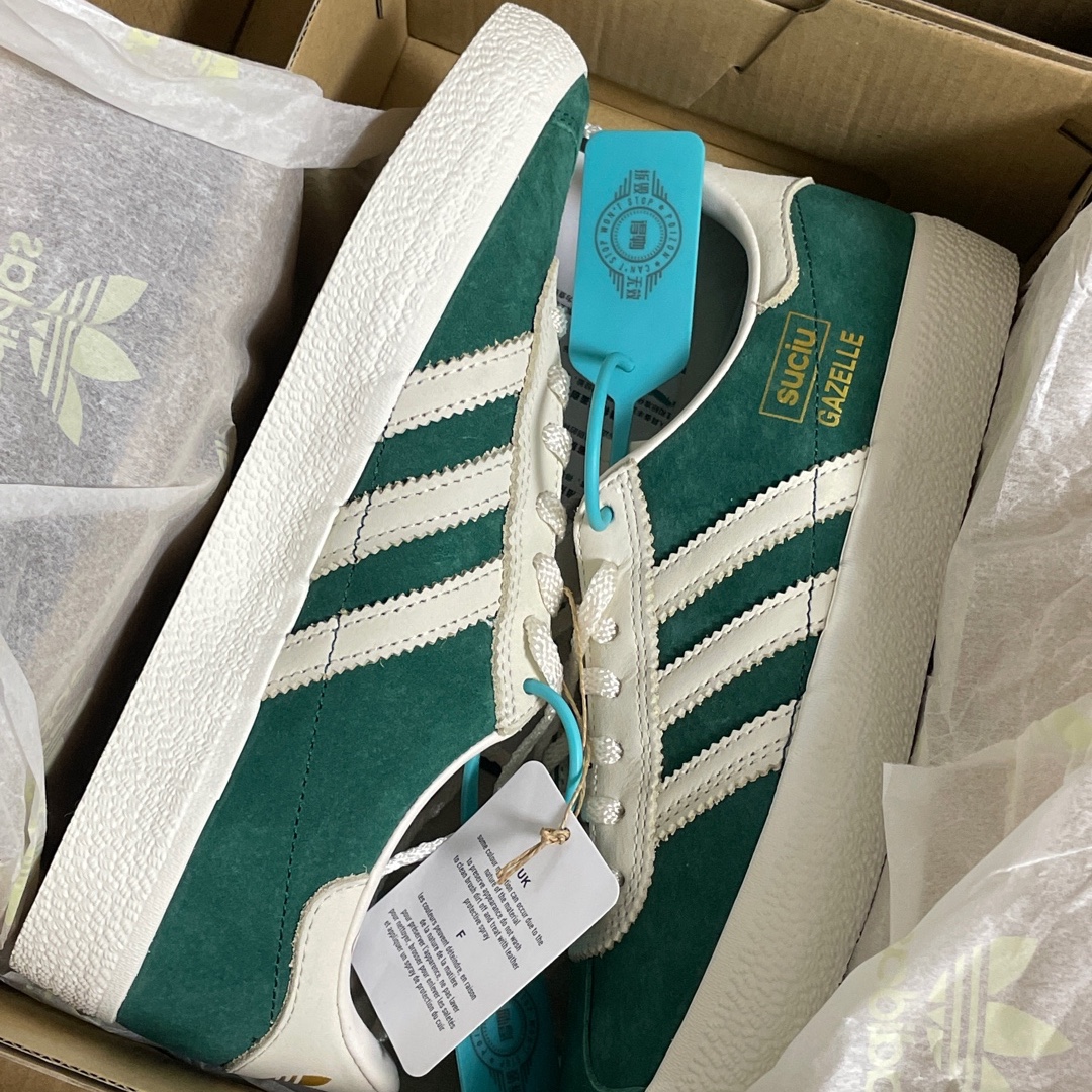 Adidas x Mark Suciu Gazelle ADV Collegiate Green 착용 스타일