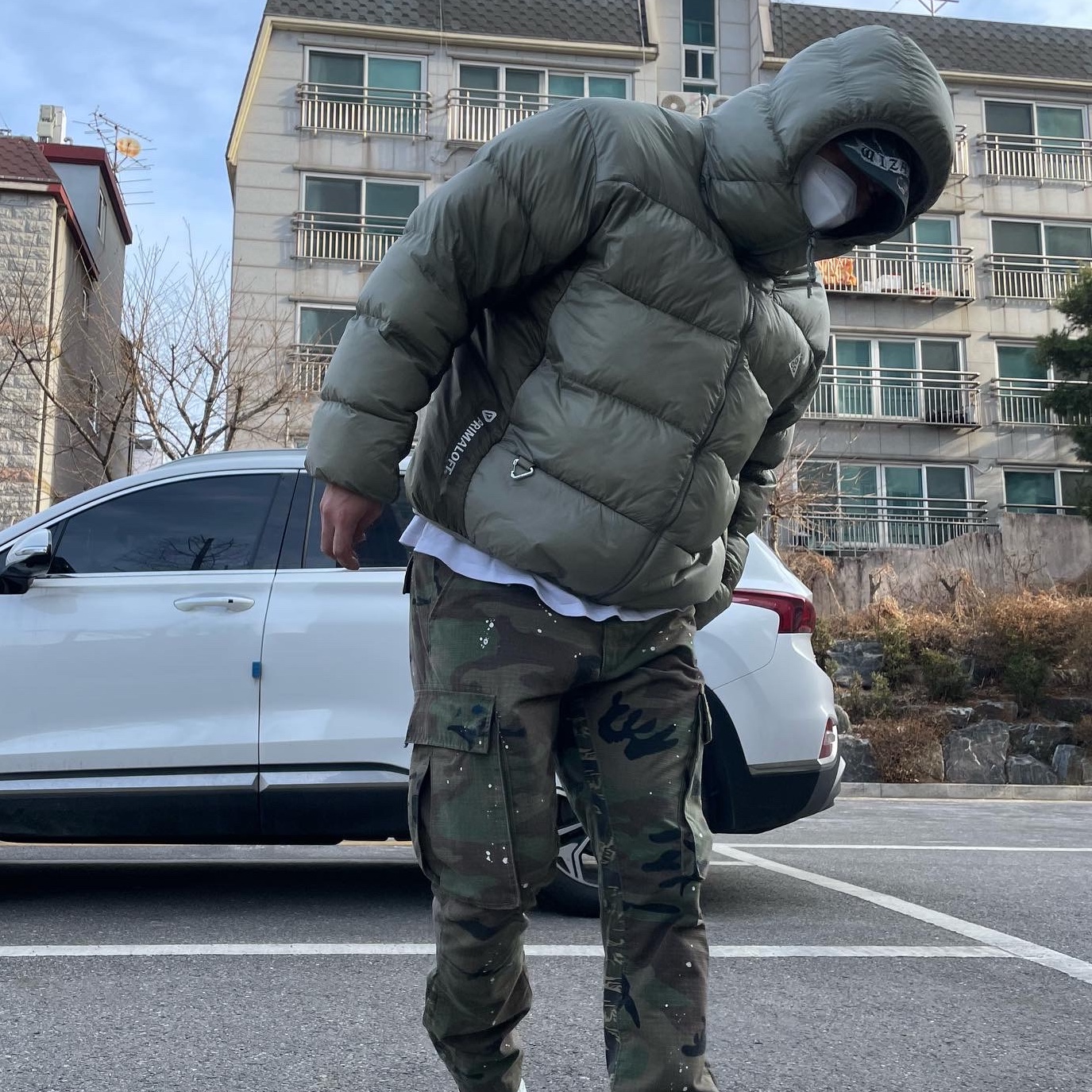 Nike ACG Therma-Fit ADV Lunar Lake Puffer Jacket Light Army - Asia, Nike x Peaceminusone Air Force 1 Low Para-Noise 2.0 착용 스타일 - 4