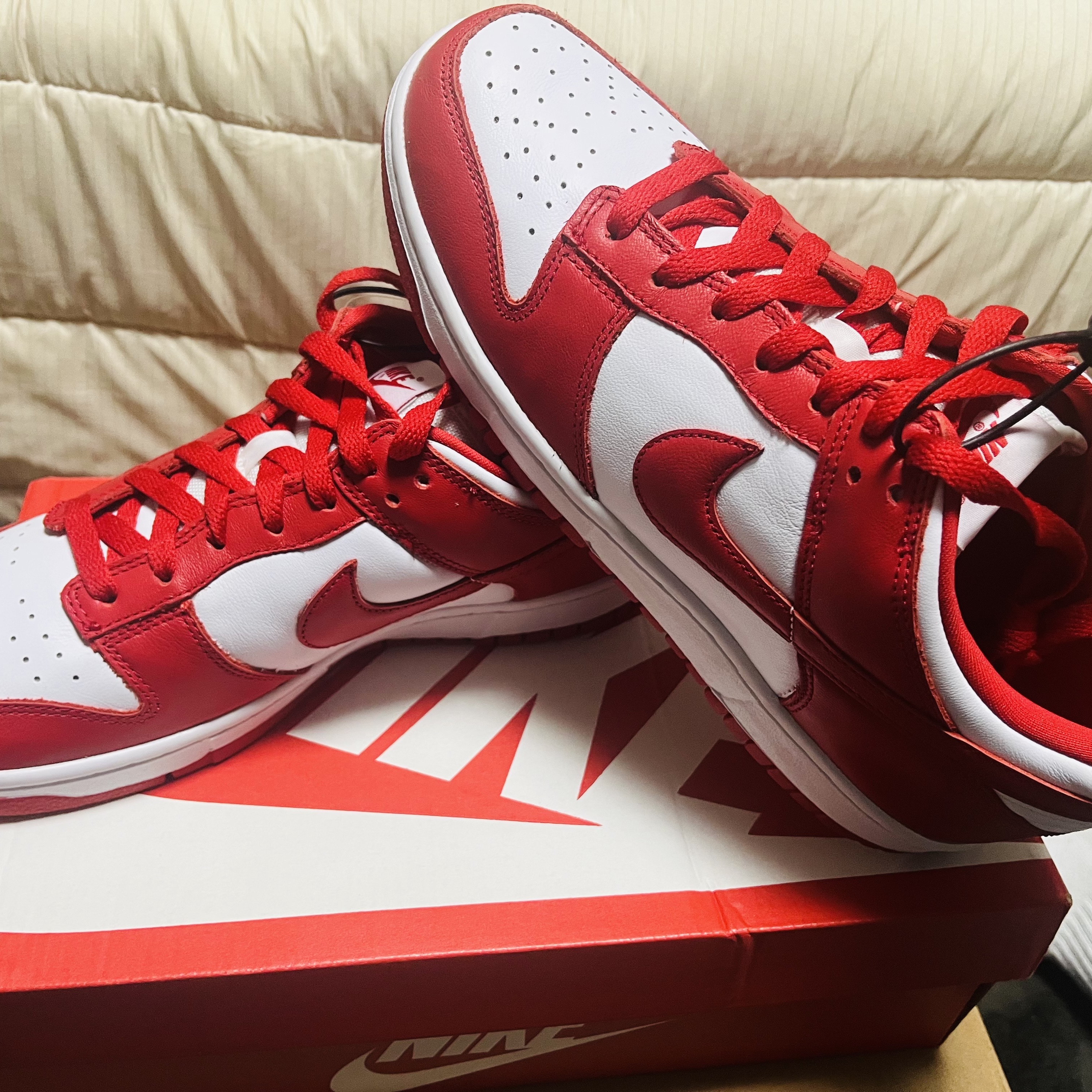 Nike Dunk Low SP University Red 2020 착용 스타일 - 3
