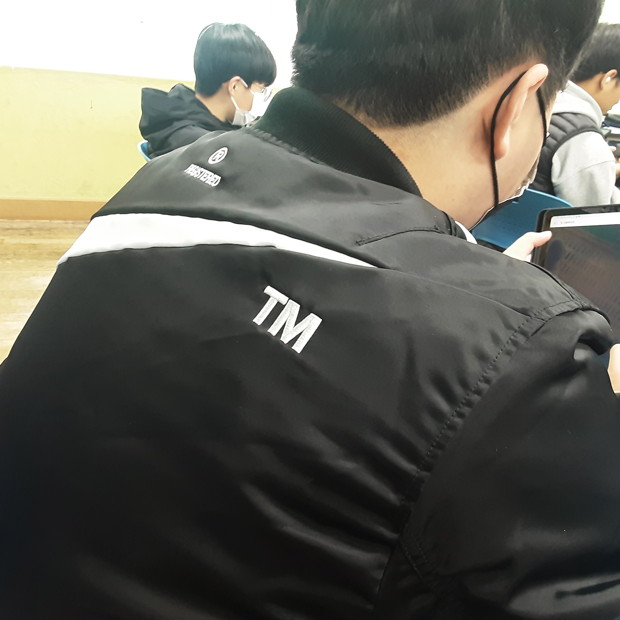 Nike NSW Swoosh Therma-Fit Bomber Black - Asia 착용 스타일 - 2