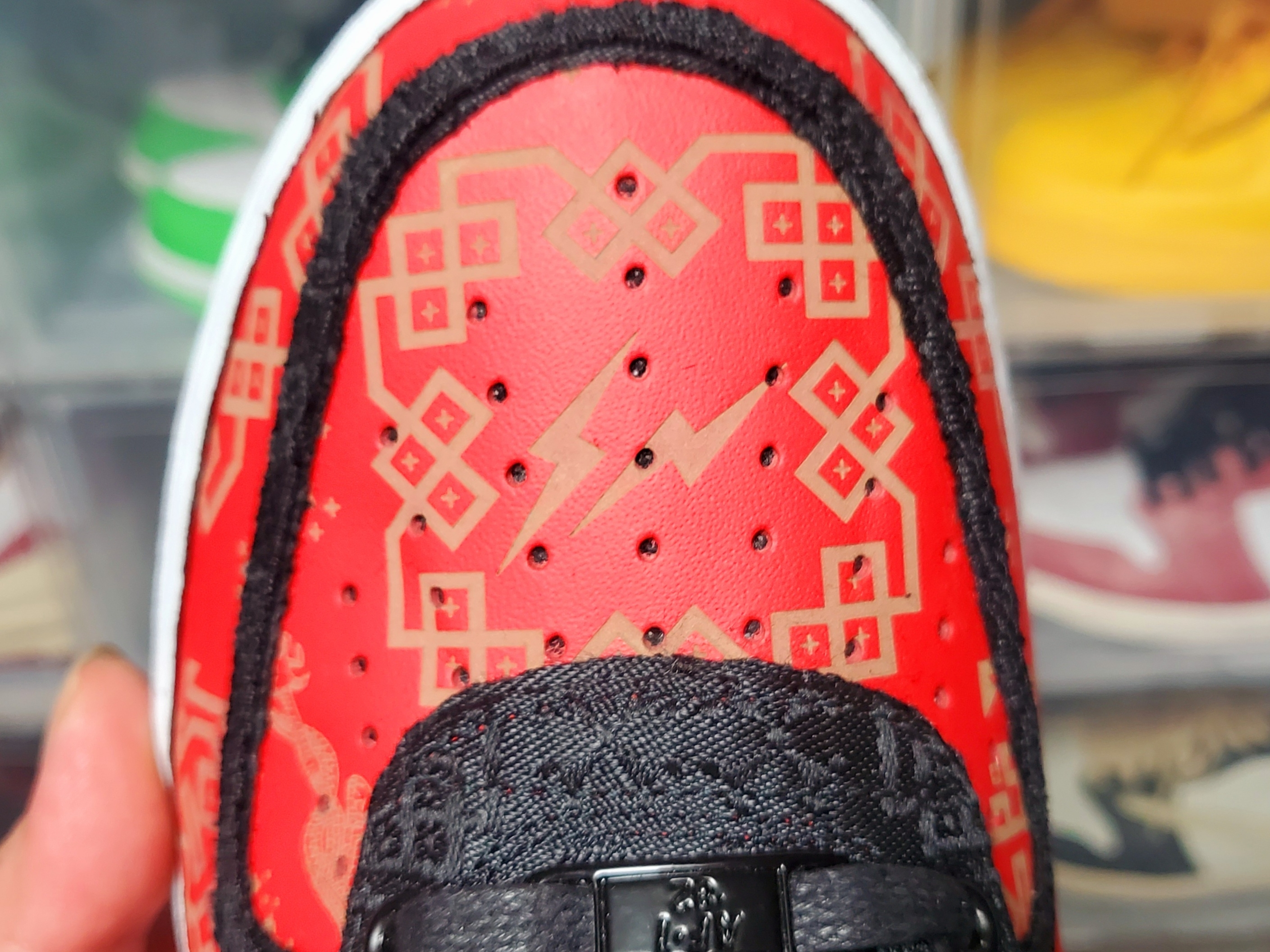 Nike x Clot x Fragment Air Force 1 Low Black Silk 착용 스타일 - 3