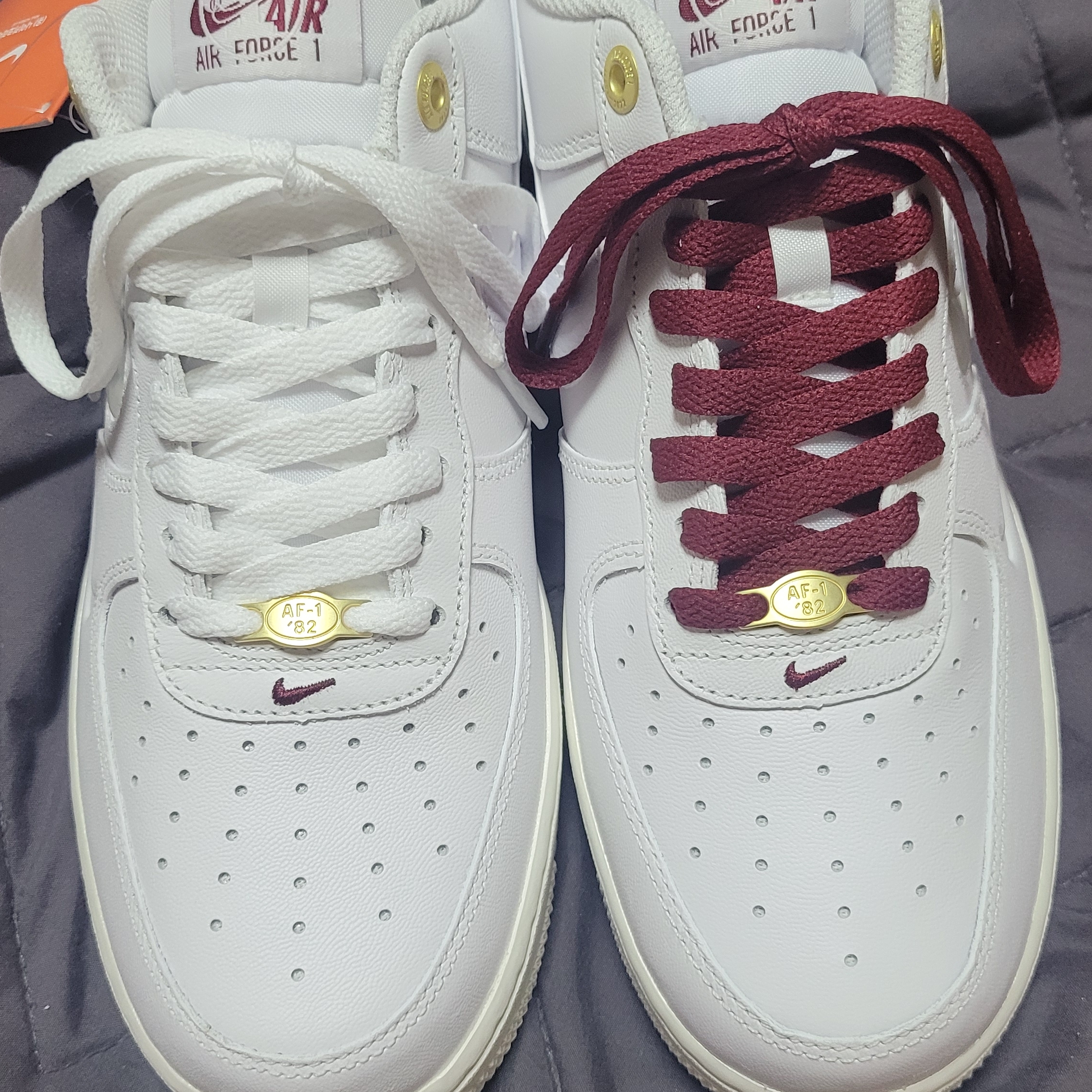 Nike Air Force 1 '07 PRM 40th Anniversary Join Forces White 착용 스타일 - 2