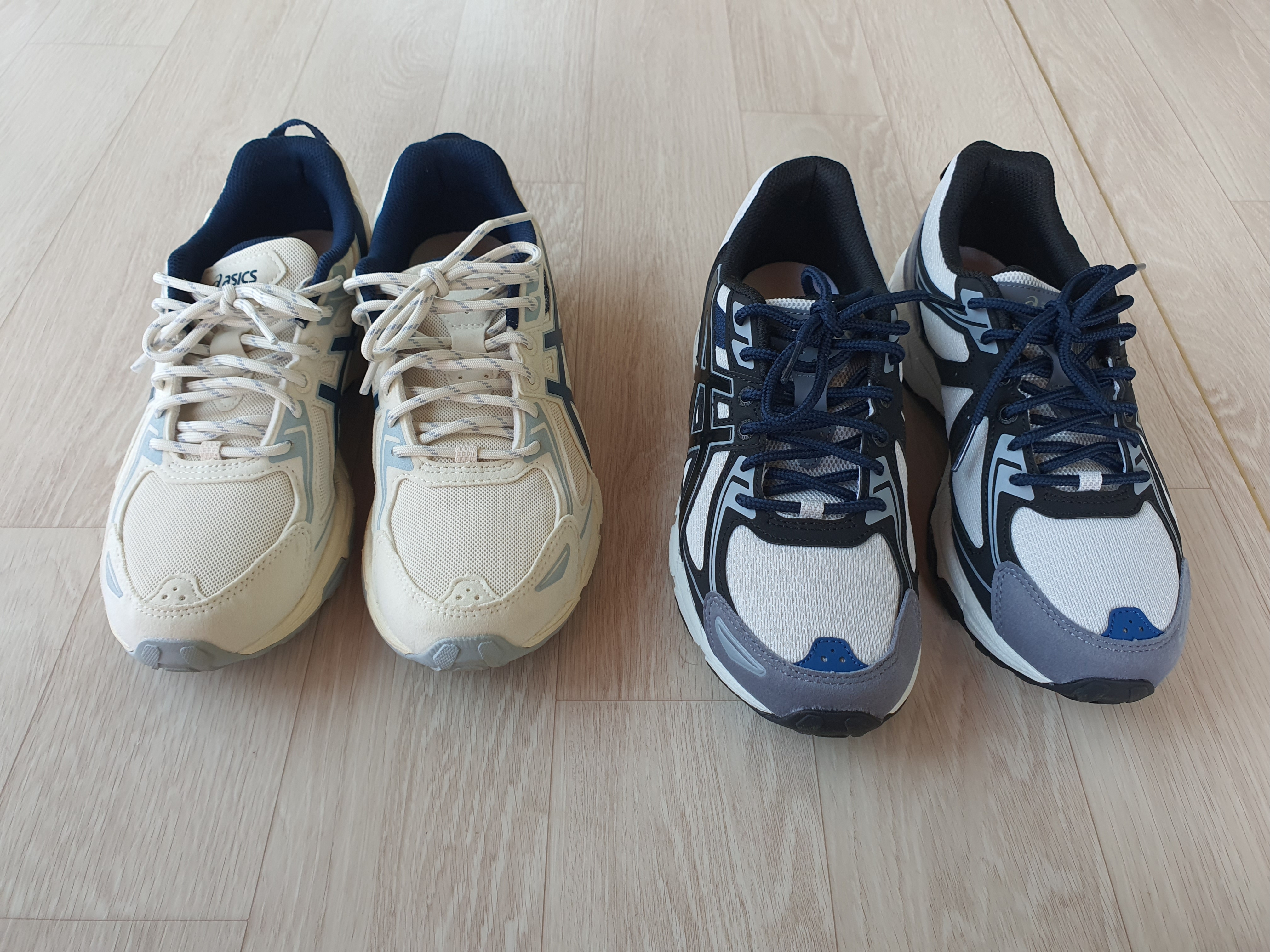 Asics Gel-Venture 6 SPS Glacier Grey, Asics Gel-Venture 6 SPS Birch French Blue 착용 스타일 - 1