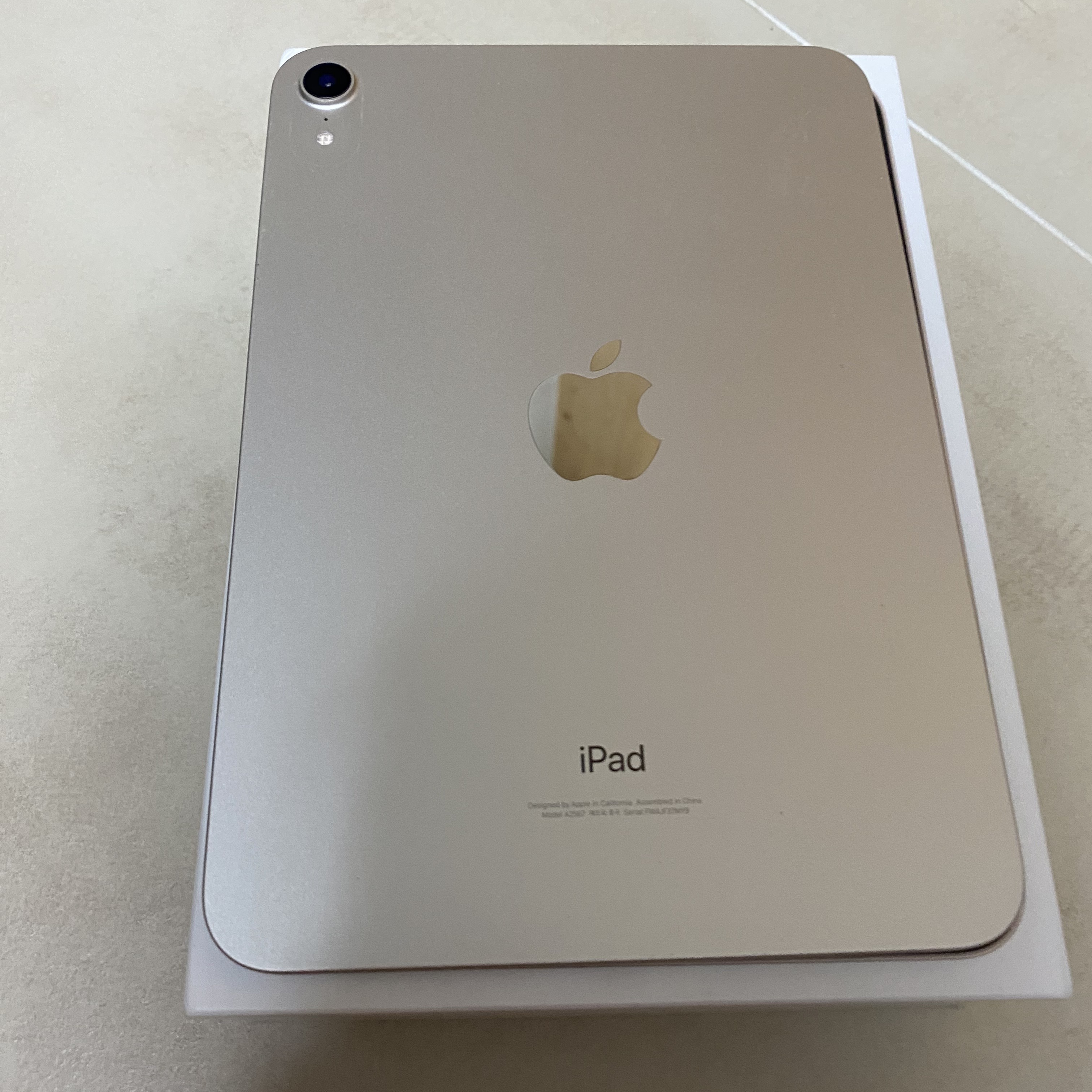 Apple iPad Mini 6th Gen Wifi 64GB Starlight (Korean Ver.) 착용 스타일