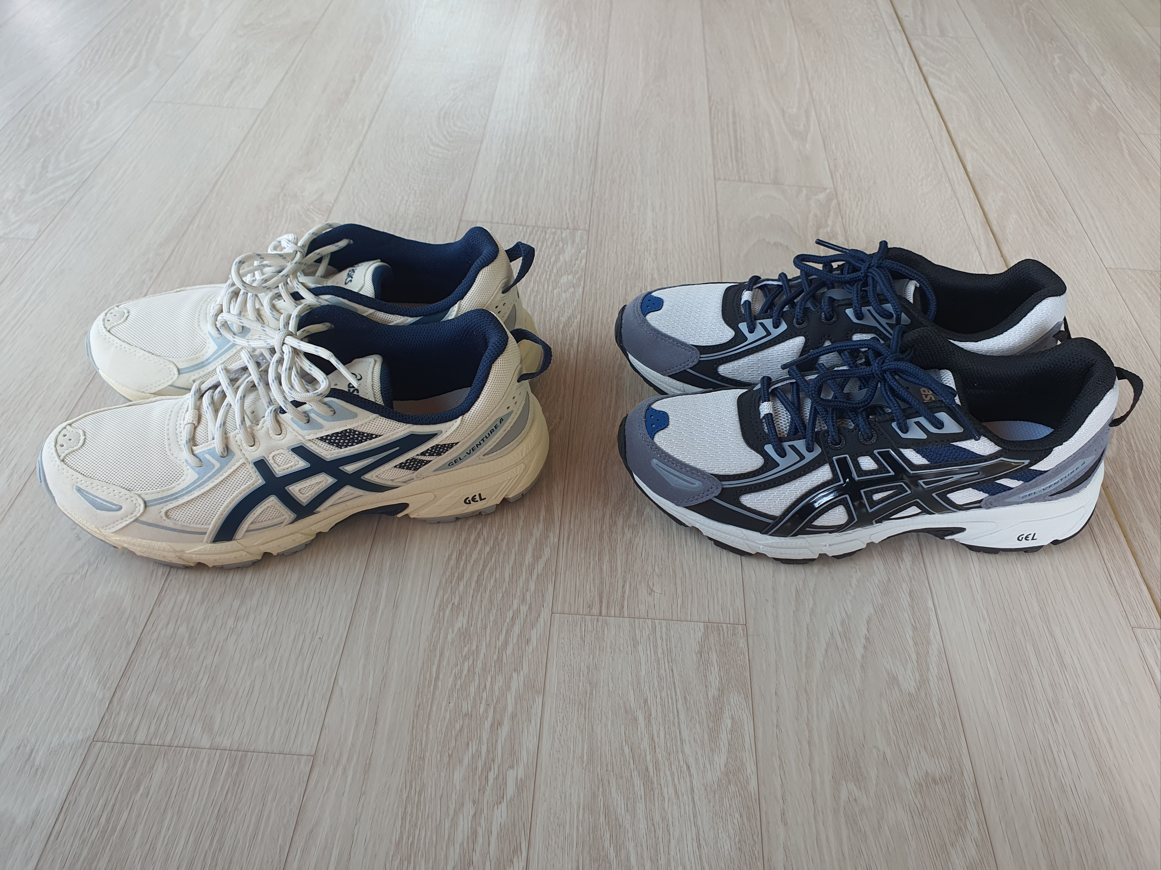 Asics Gel-Venture 6 SPS Glacier Grey, Asics Gel-Venture 6 SPS Birch French Blue 착용 스타일 - 2