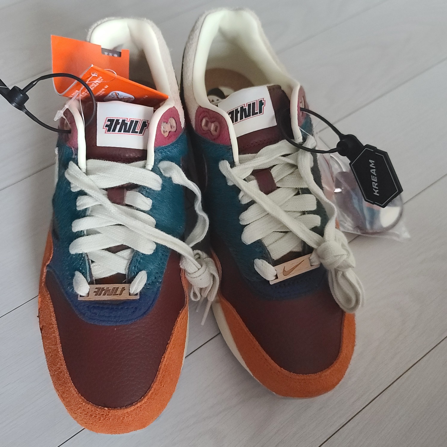 Nike x Kasina Air Max 1 SP Won-Ang Orange 착용 스타일 - 2