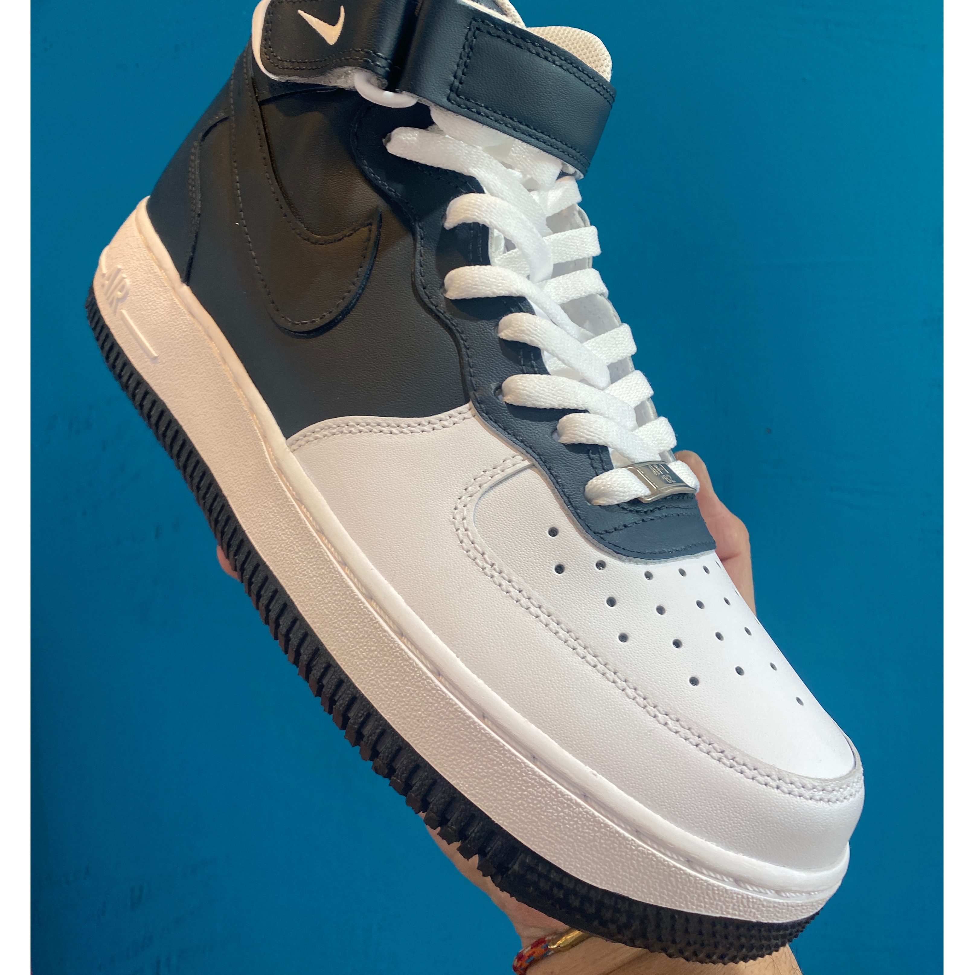Nike Air Force 1 Mid '07 White 착용 스타일 - 1