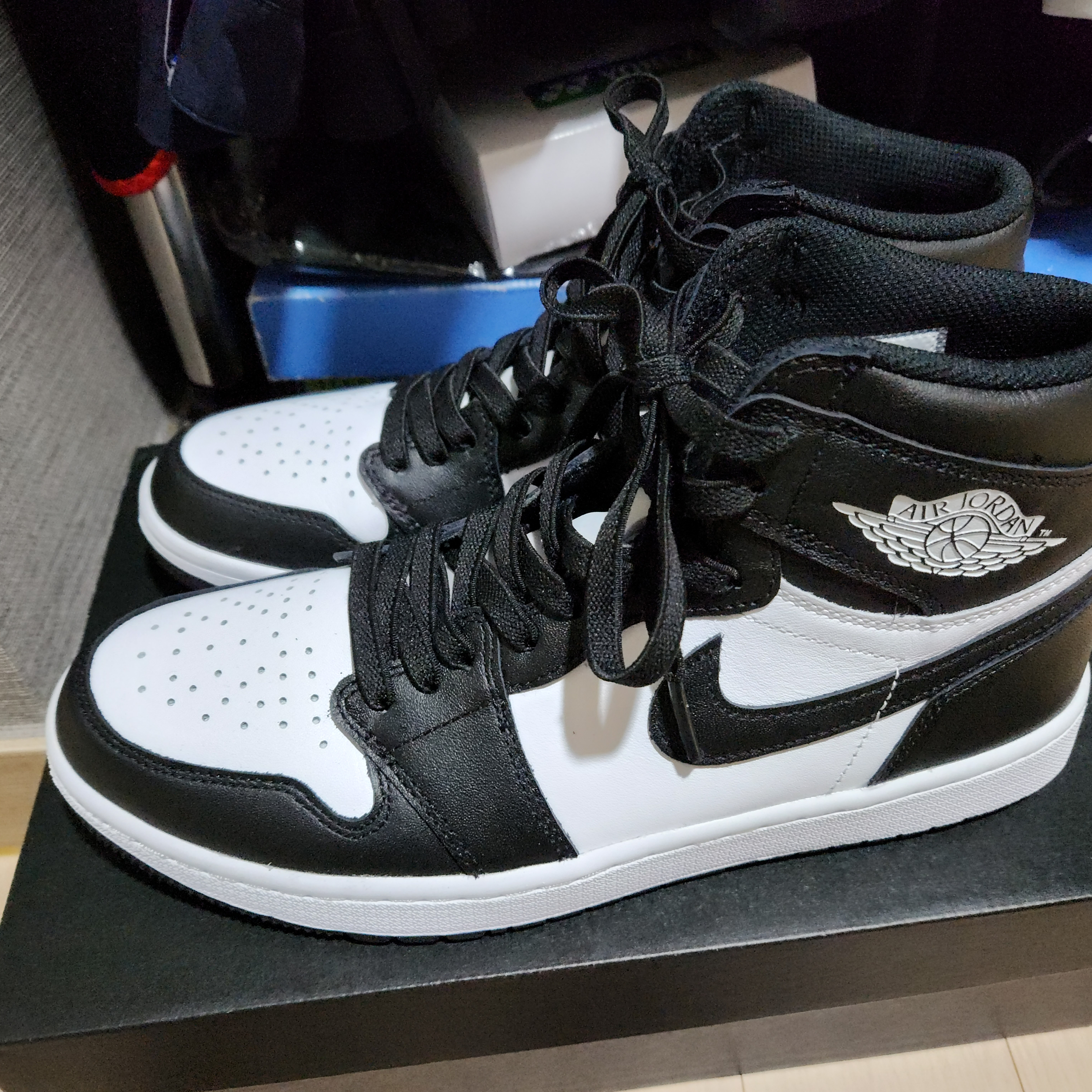 Jordan 1 High Golf White Black 착용 스타일