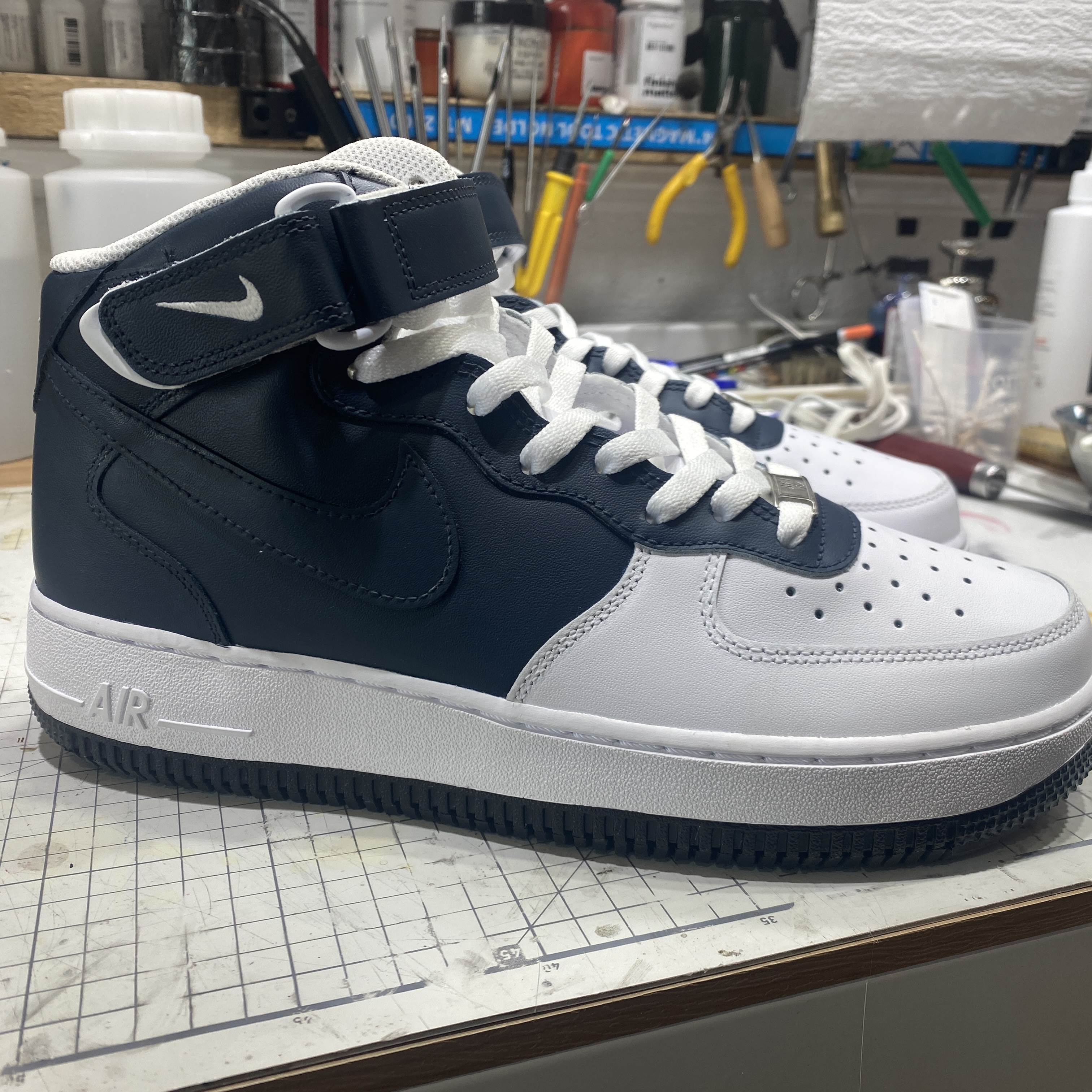 Nike Air Force 1 Mid '07 White 착용 스타일 - 3