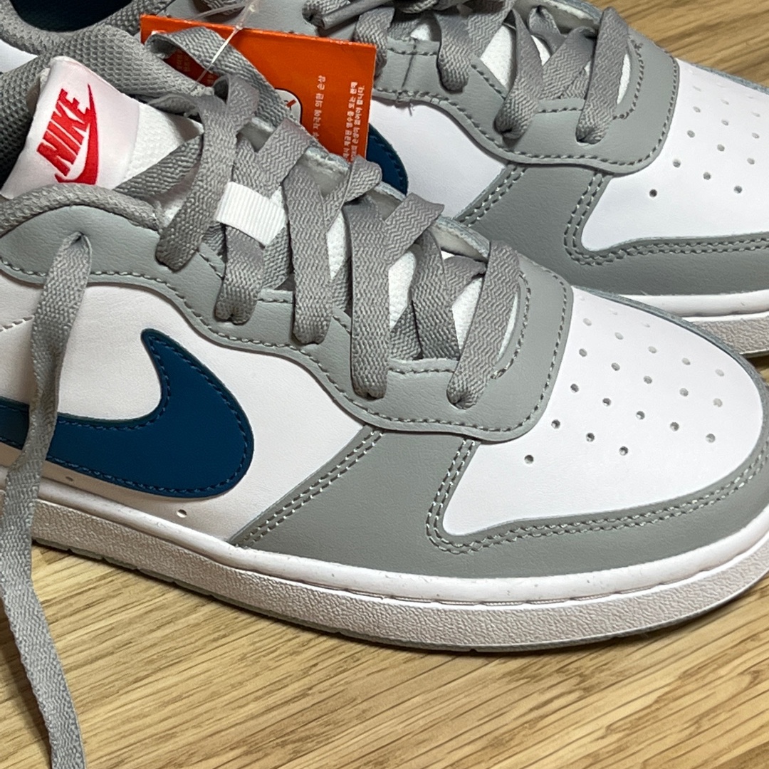(GS) Nike Court Borough Low 2 Light Smoke Grey 착용 스타일