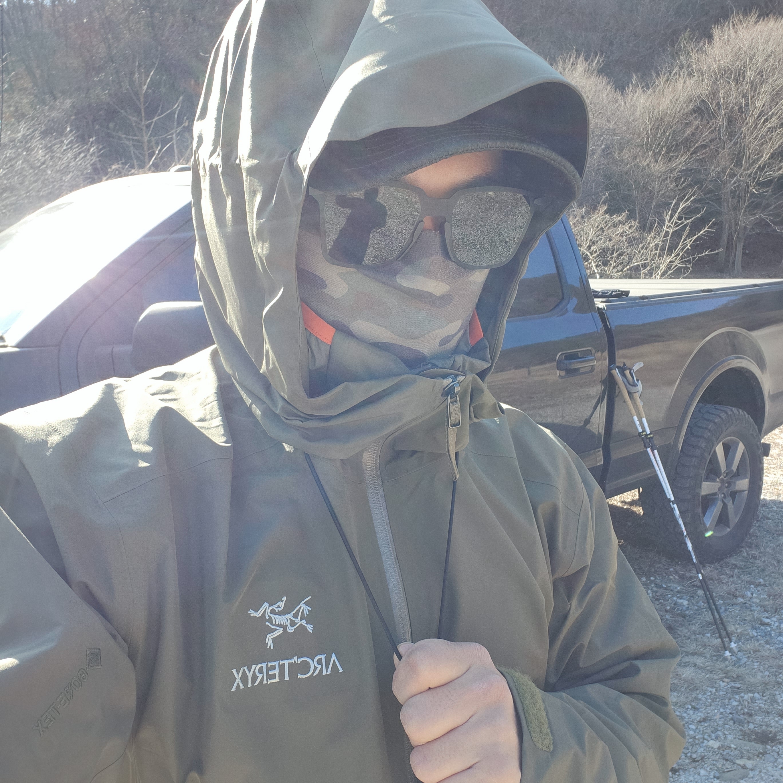 Arc'teryx Beta LT Jacket Tatsu 착용 스타일