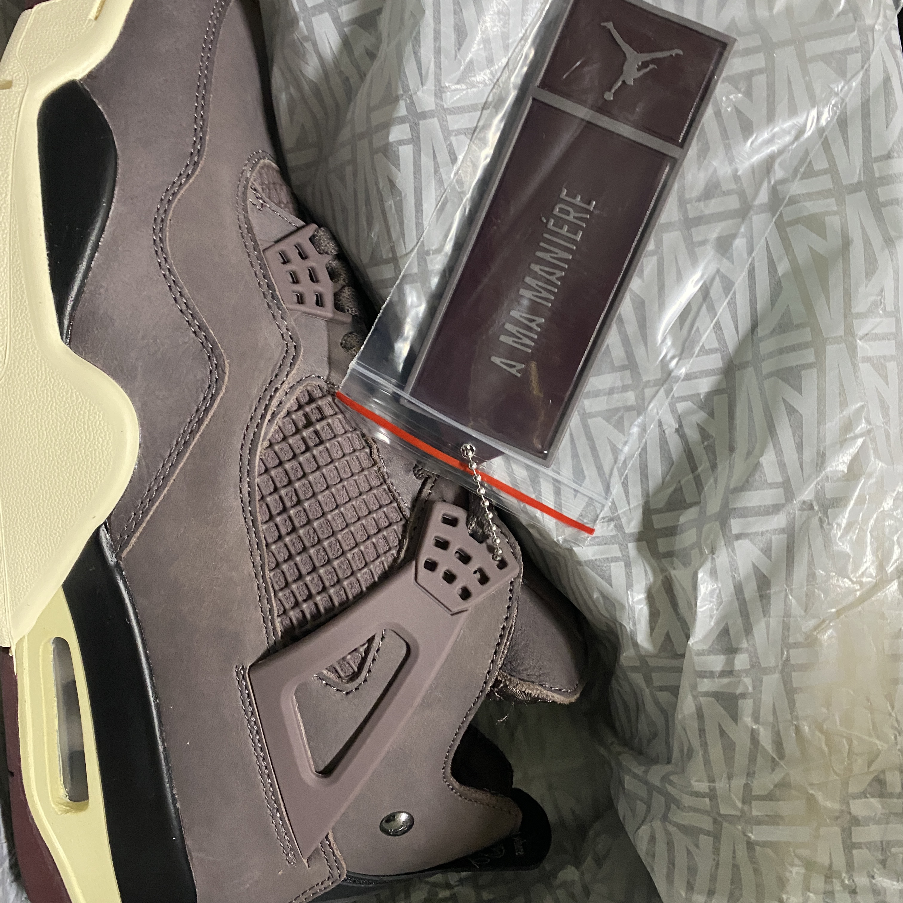 Jordan 4 x A Ma Maniere Retro Violet Ore 착용 스타일 - 4