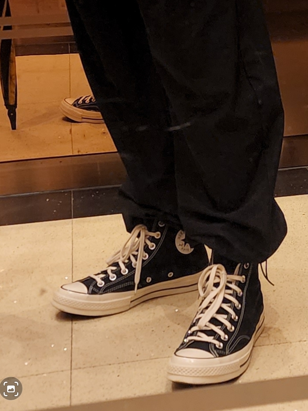 Converse Chuck 70 Hi Black 착용 스타일