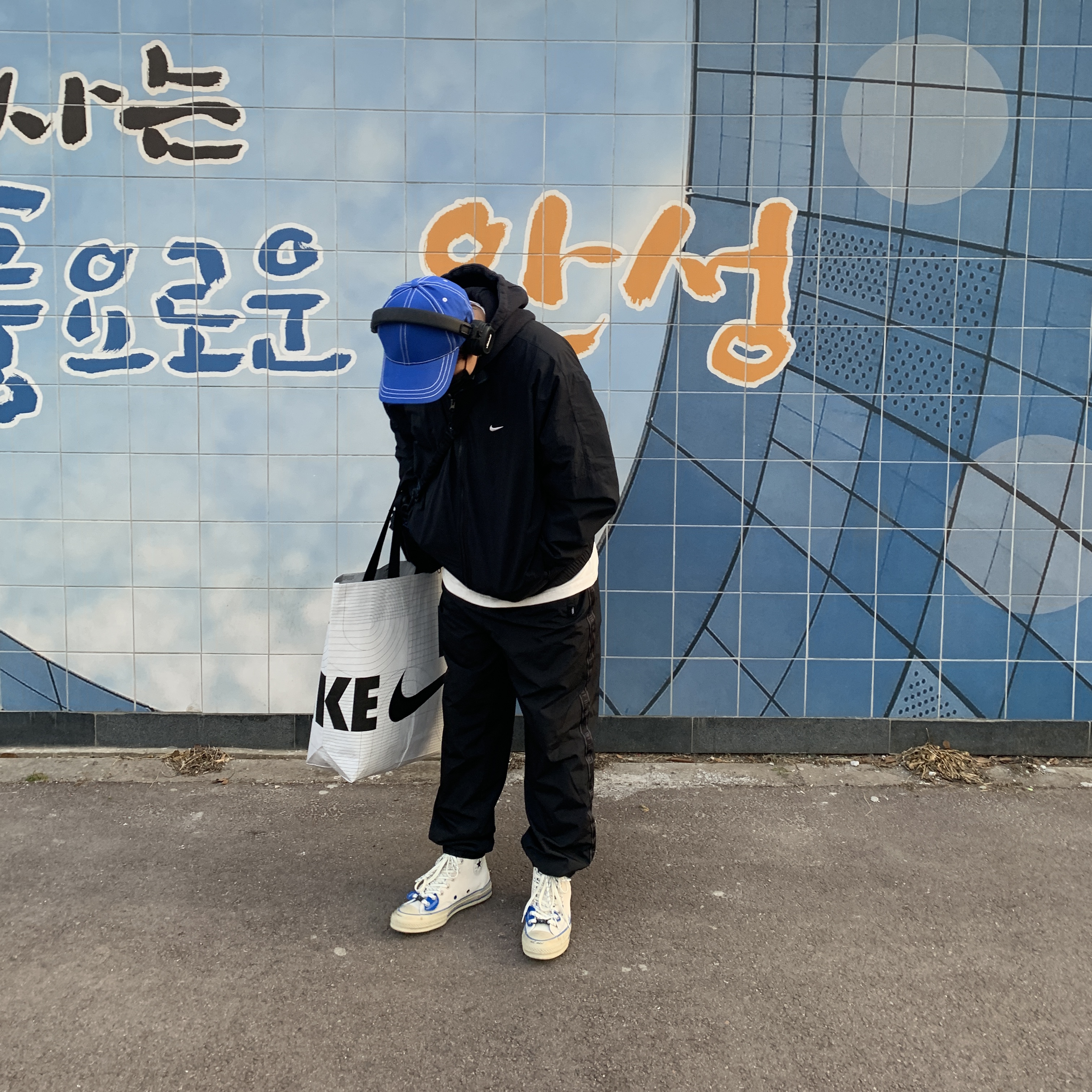 Converse x Ader Error Chuck 70 High White, Marshall Major IV Brown (Korean Ver.) 착용 스타일 - 1
