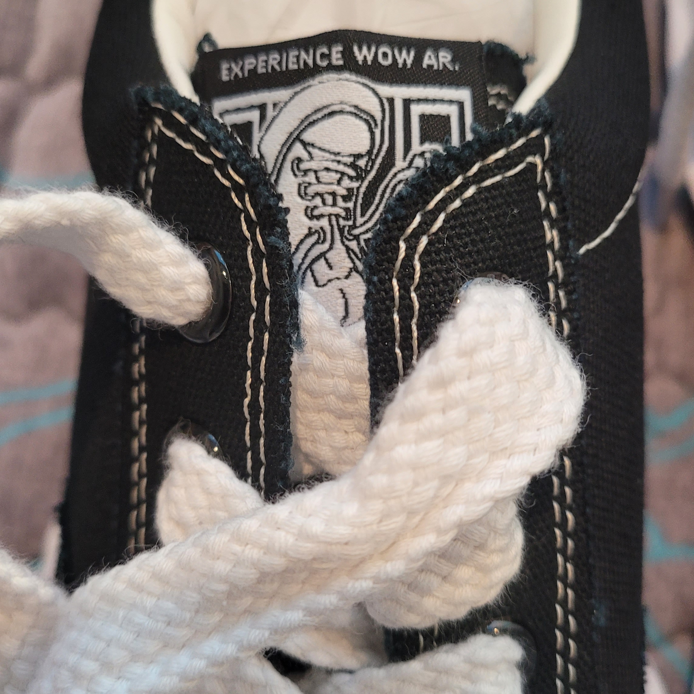 Maison Mihara Yasuhiro x WOW Blakey OG Sole Canvas Low-top Sneakers Nero 착용 스타일 - 2