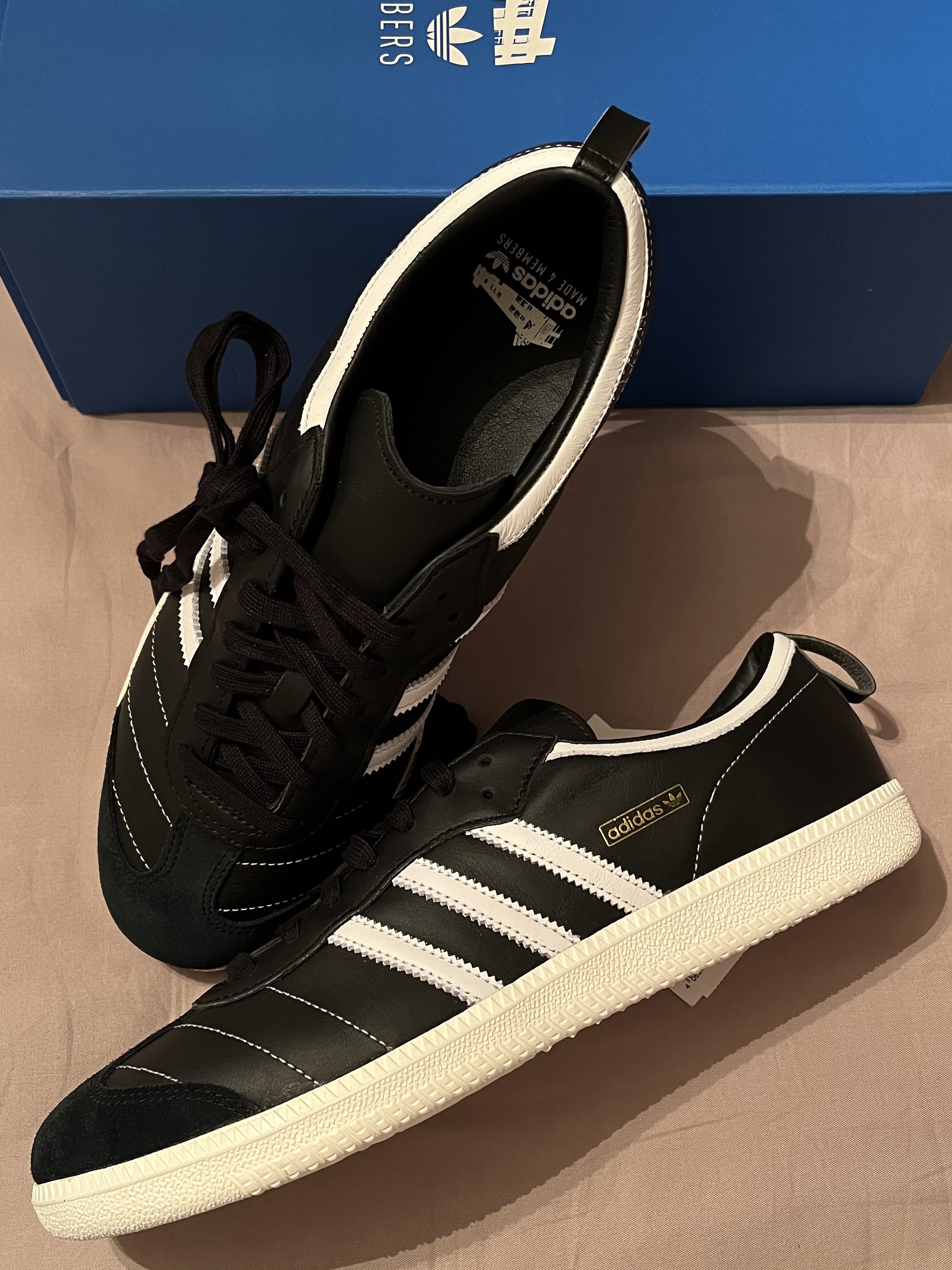 Adidas Samba Core Black Core White 착용 스타일