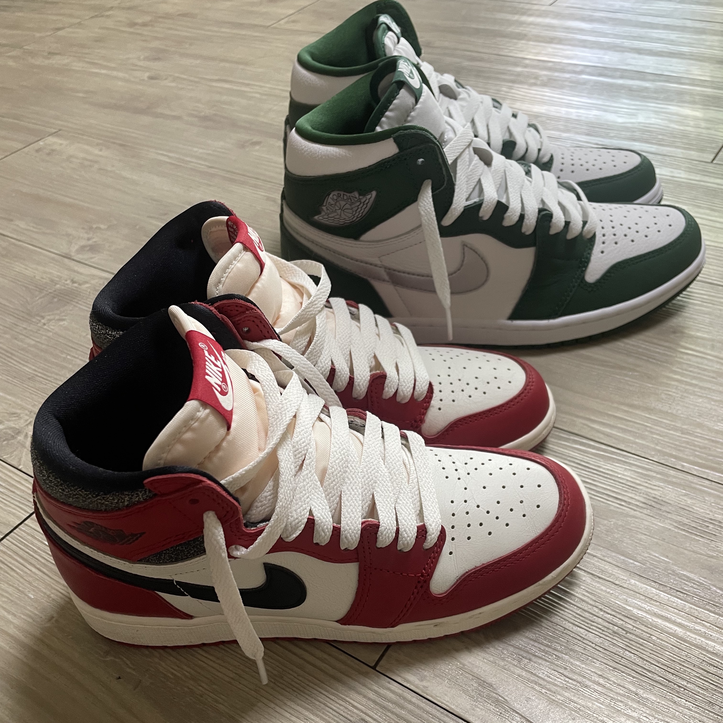 Jordan 1 Retro High OG Gorge Green, (GS) Jordan 1 Retro High OG Chicago 2022 착용 스타일 - 3