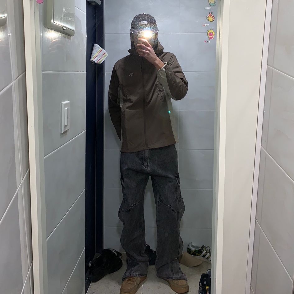 Sansan Gear Alpha Jacket Brown - 22FW 착용 스타일