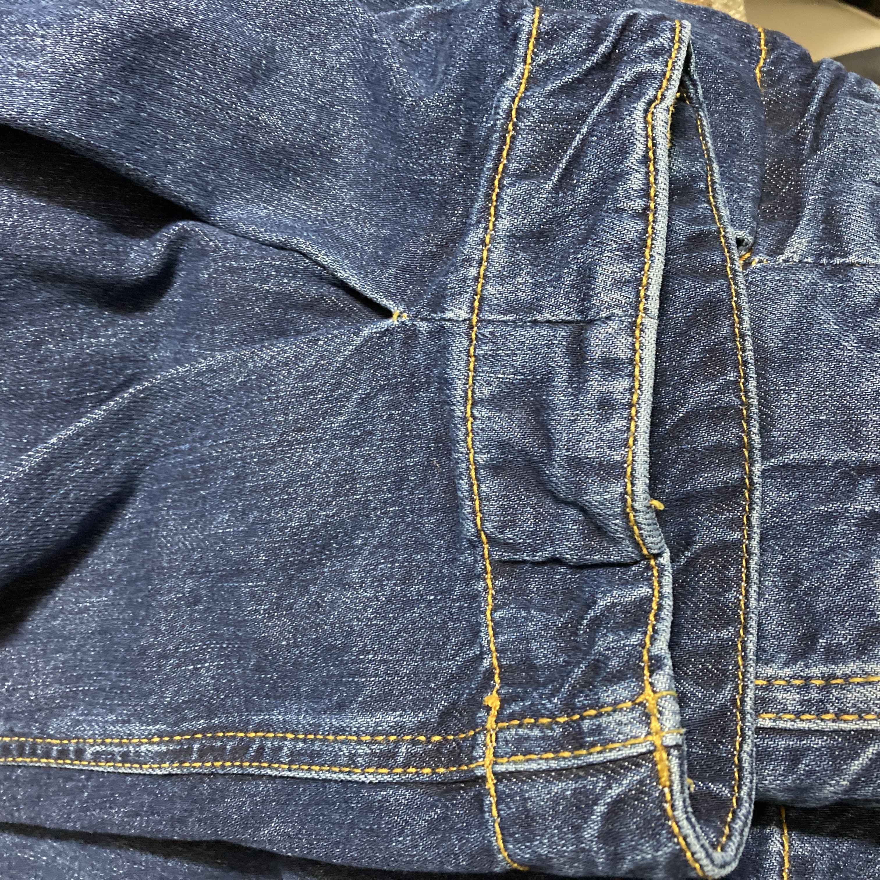 Zara x Ader Error Wide Leg Jeans Blue, (W) Jordan 1 Low White Ice Blue 착용 스타일 - 2