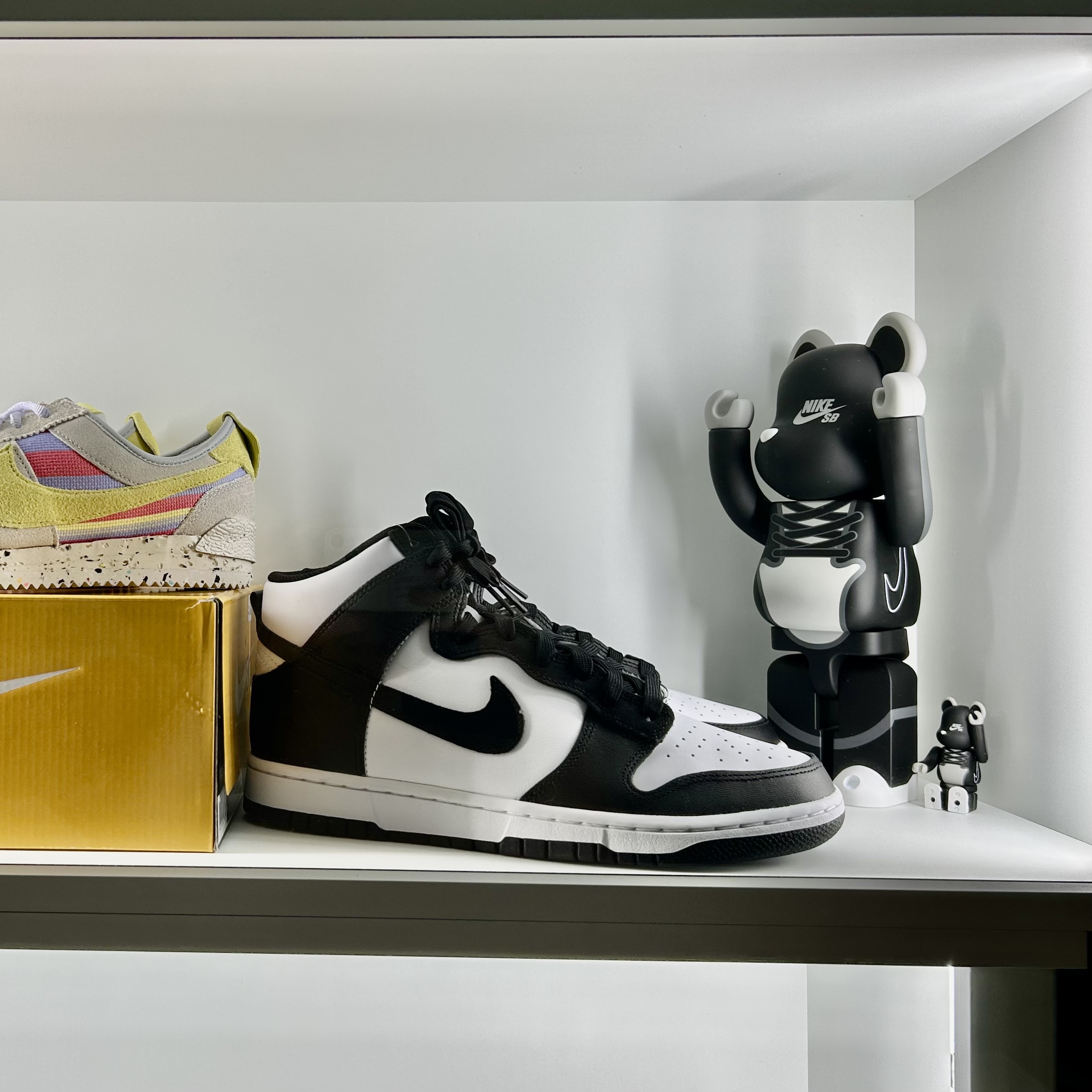 Nike Dunk High Retro Championship White 착용 스타일