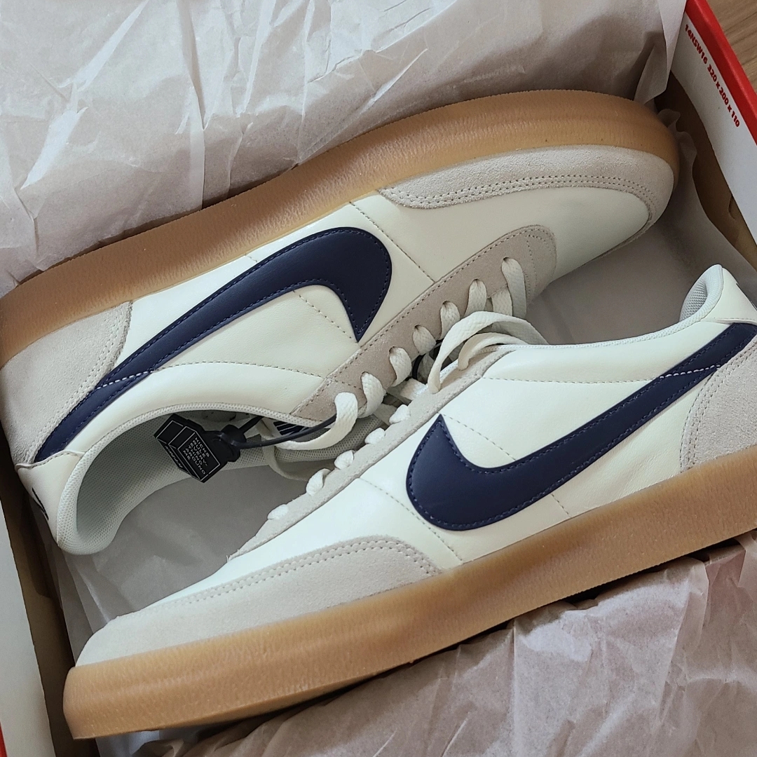 Nike x J.Crew Killshot 2 Sail Midnight Navy 착용 스타일