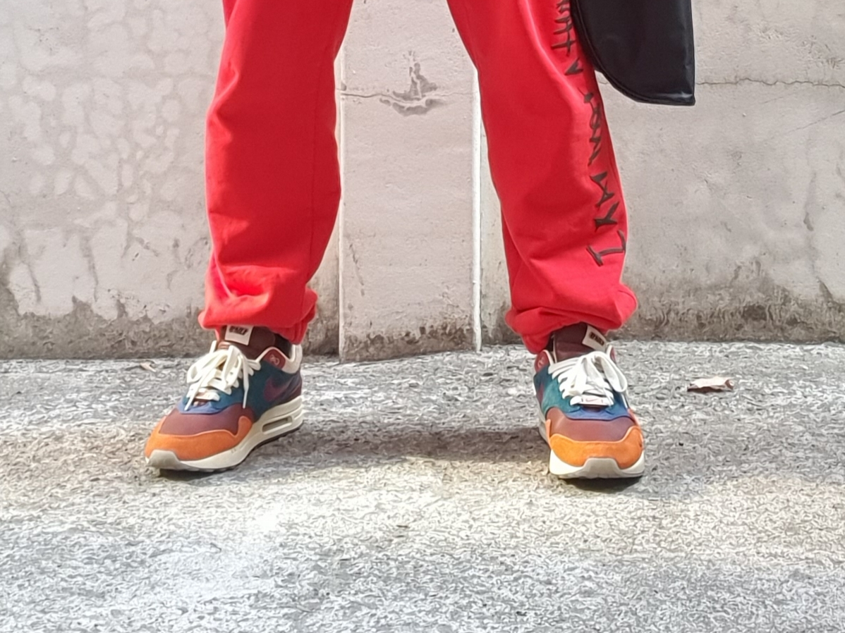 Nike x Kasina Air Max 1 SP Won-Ang Orange 착용 스타일 - 2