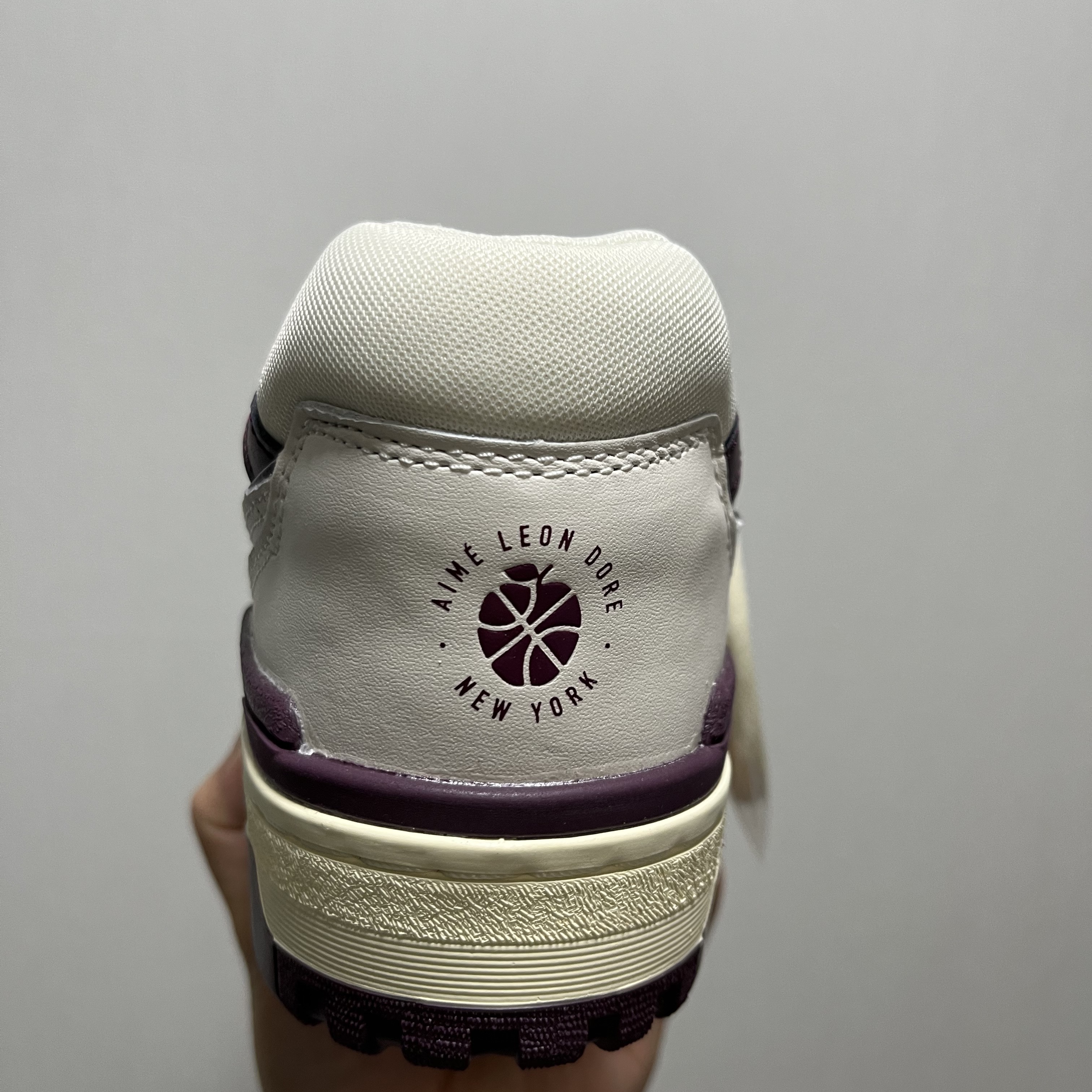 New Balance x Aime Leon Dore 550 Purple 착용 스타일