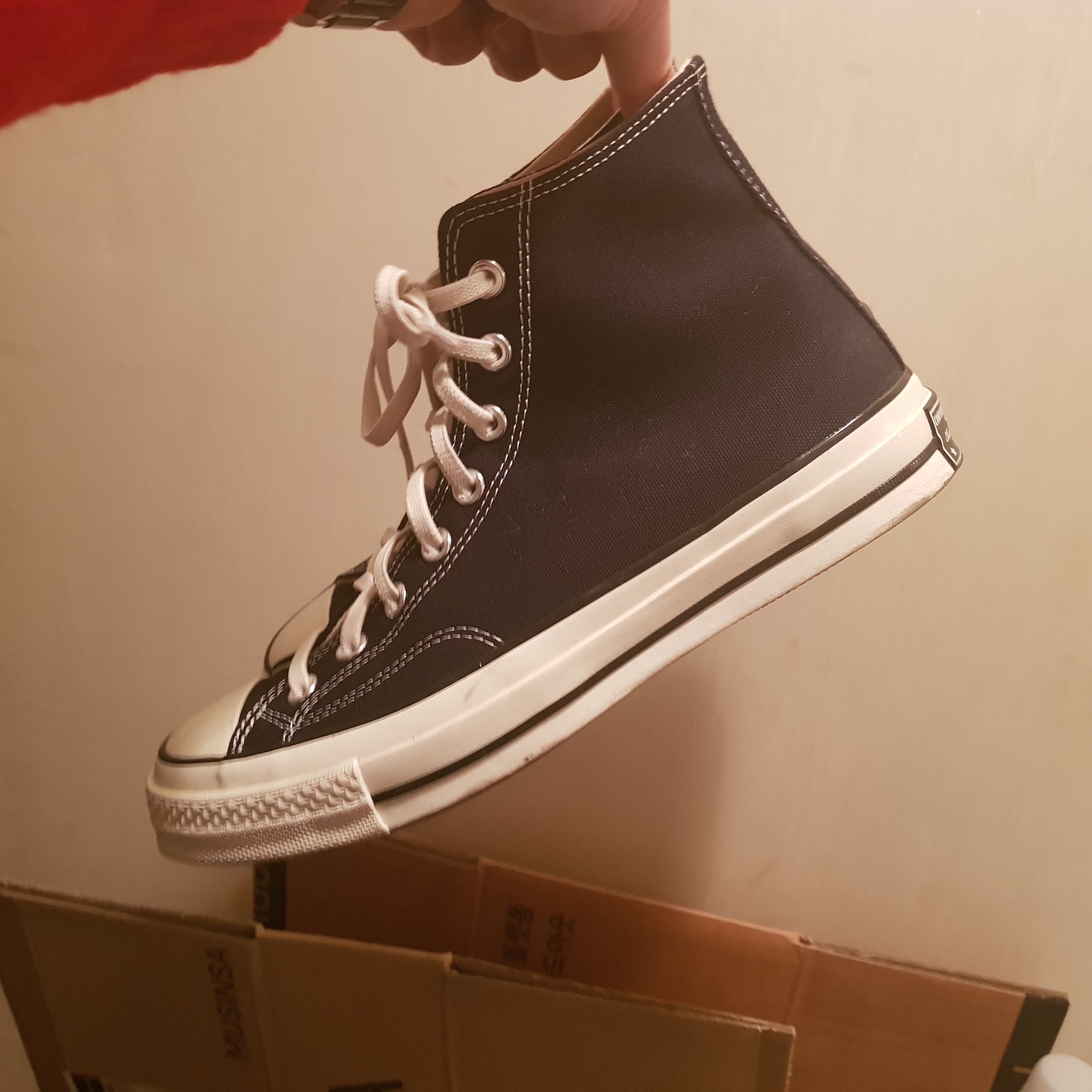 Converse Chuck 70 Hi Black 착용 스타일