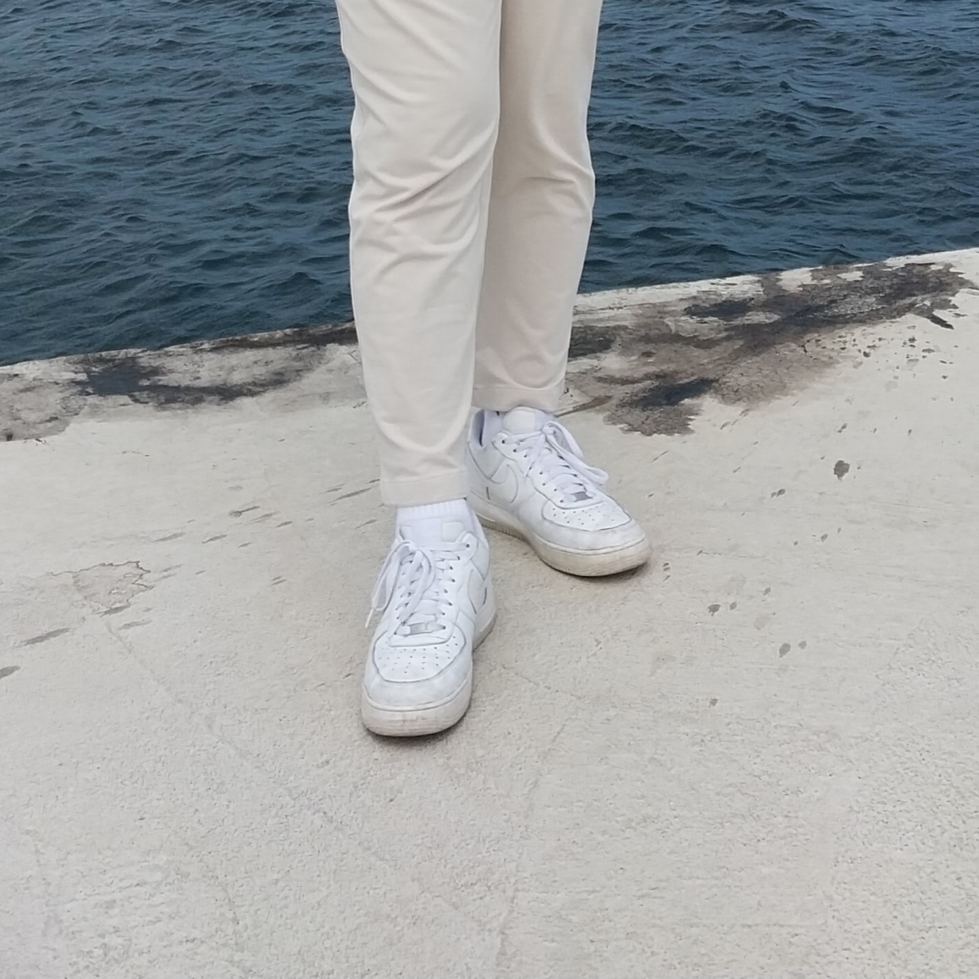 Nike Air Force 1 '07 Low White 착용 스타일