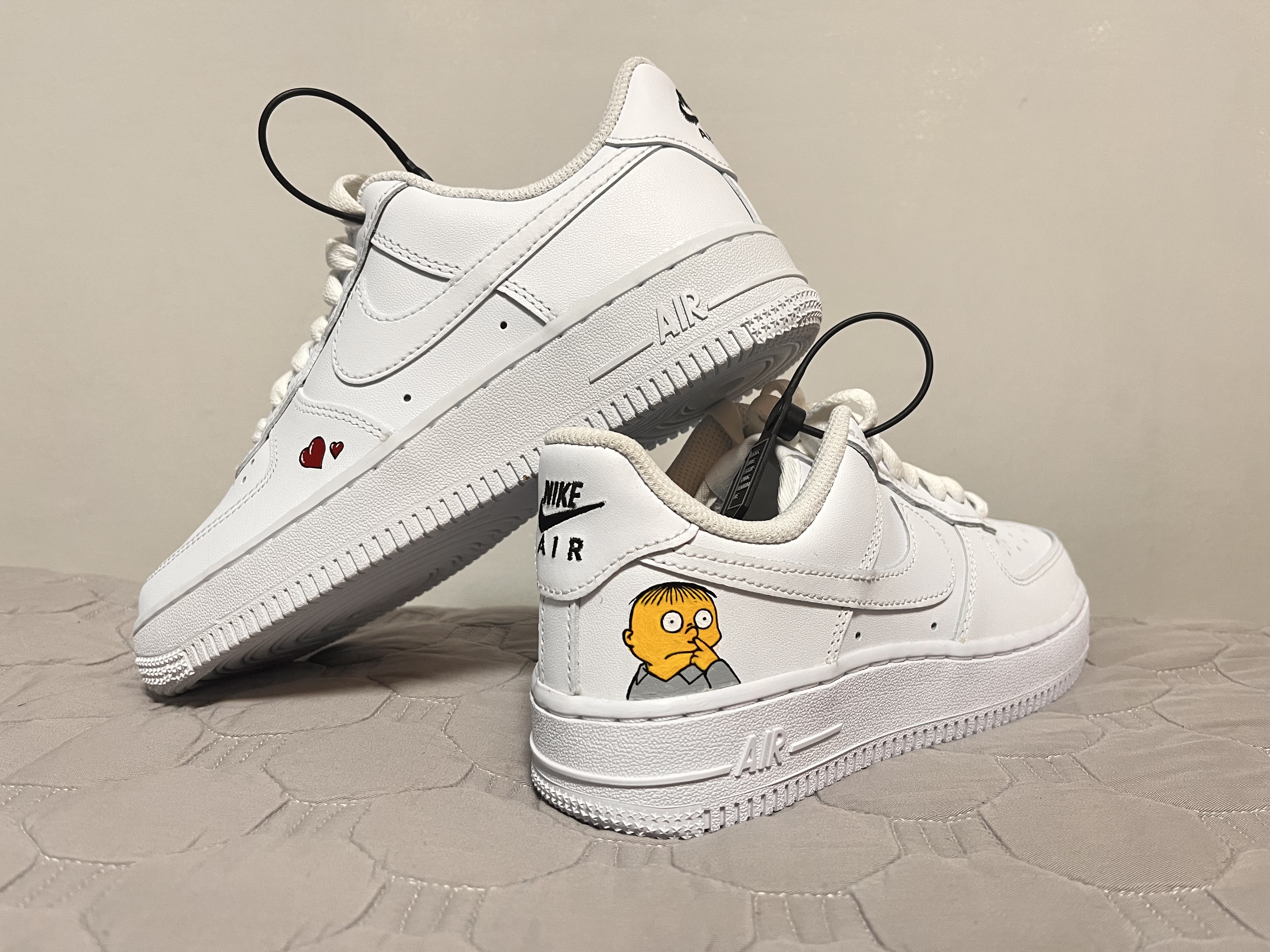 Nike Air Force 1 '07 Low White, (W) Nike Air Force 1 '07 Low White 착용 스타일 - 1