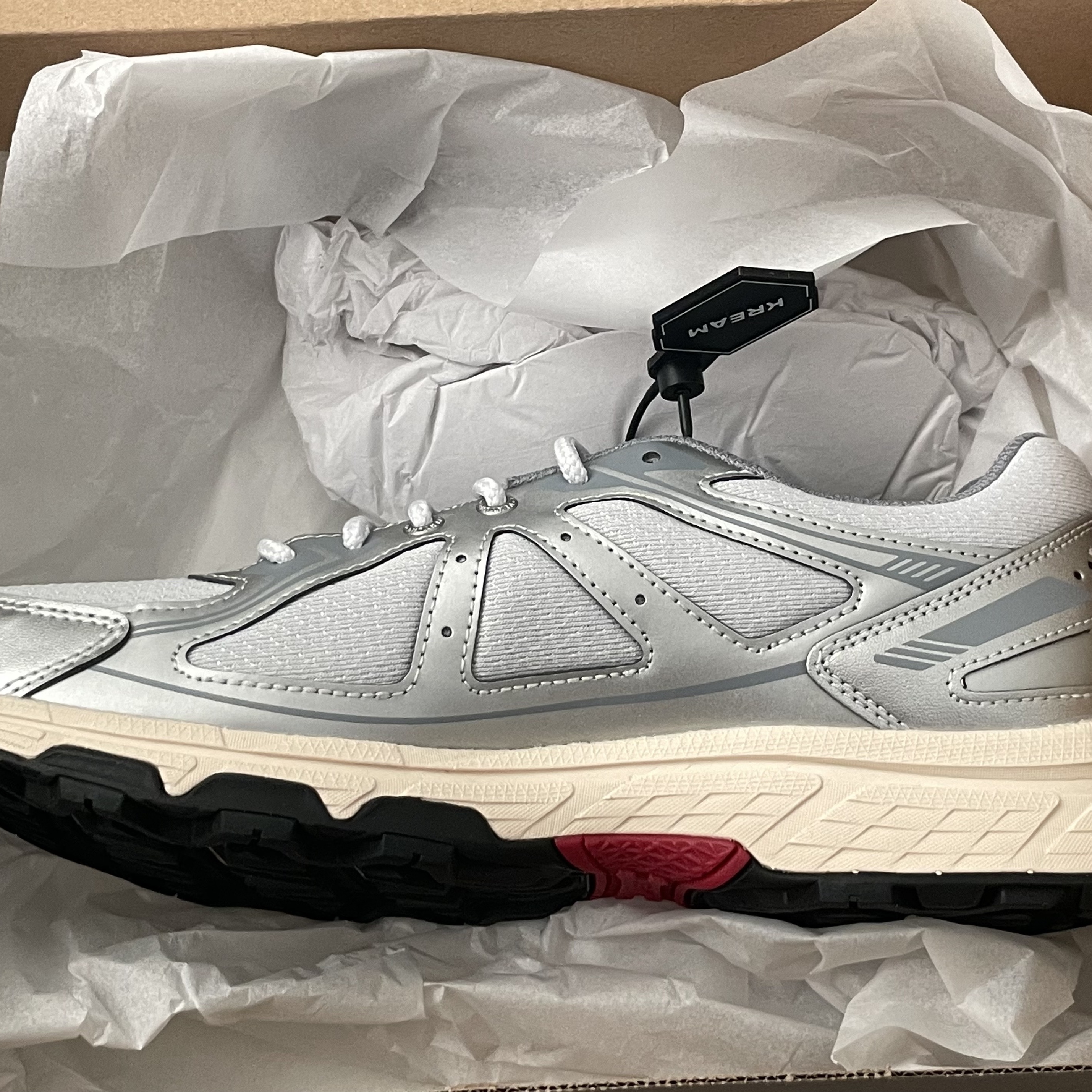(W) Asics Gel-Venture 6 Glacier Grey Sheet Rock 착용 스타일 - 3