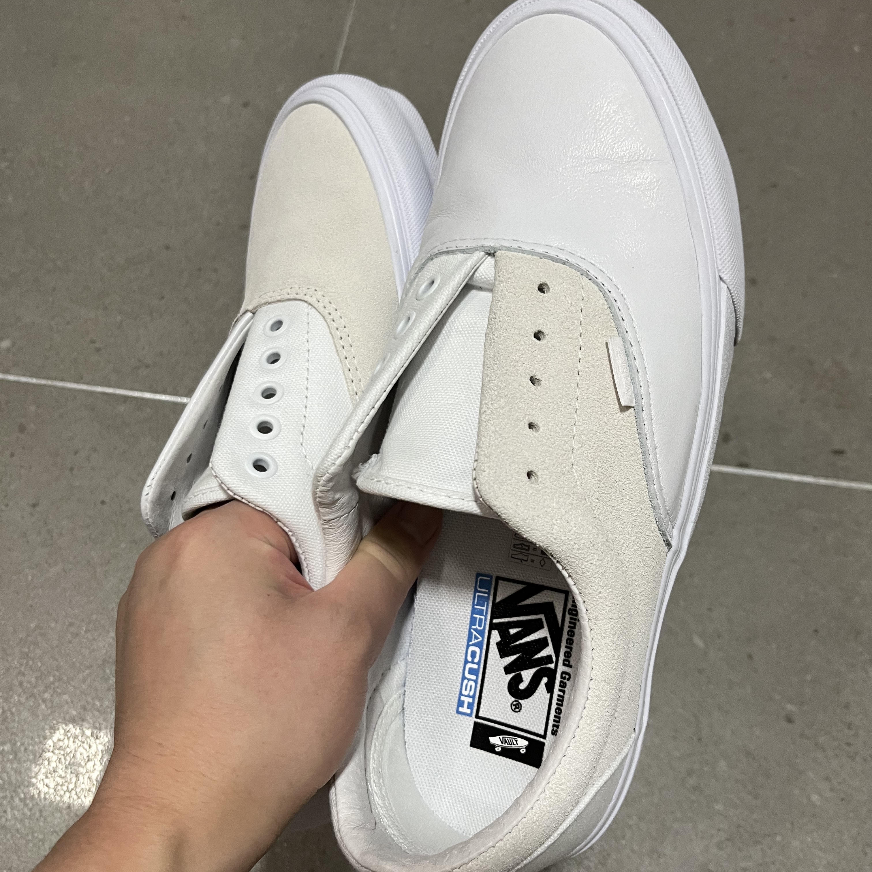 Vans Vault x Engineered Garments Era Gore LX White 착용 스타일