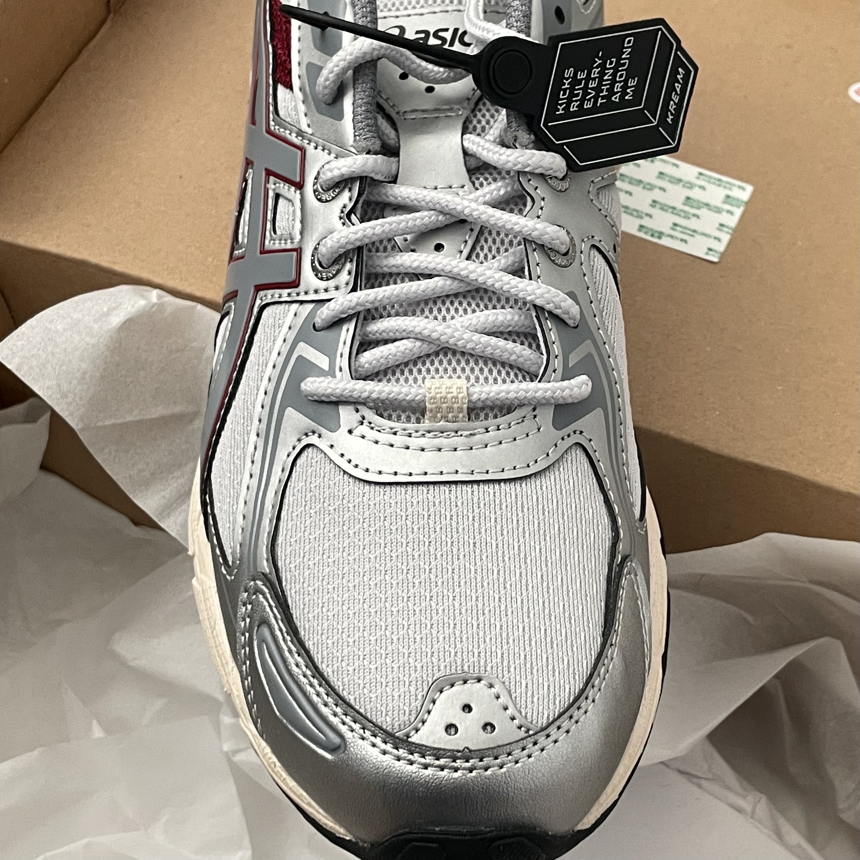 (W) Asics Gel-Venture 6 Glacier Grey Sheet Rock 착용 스타일 - 2