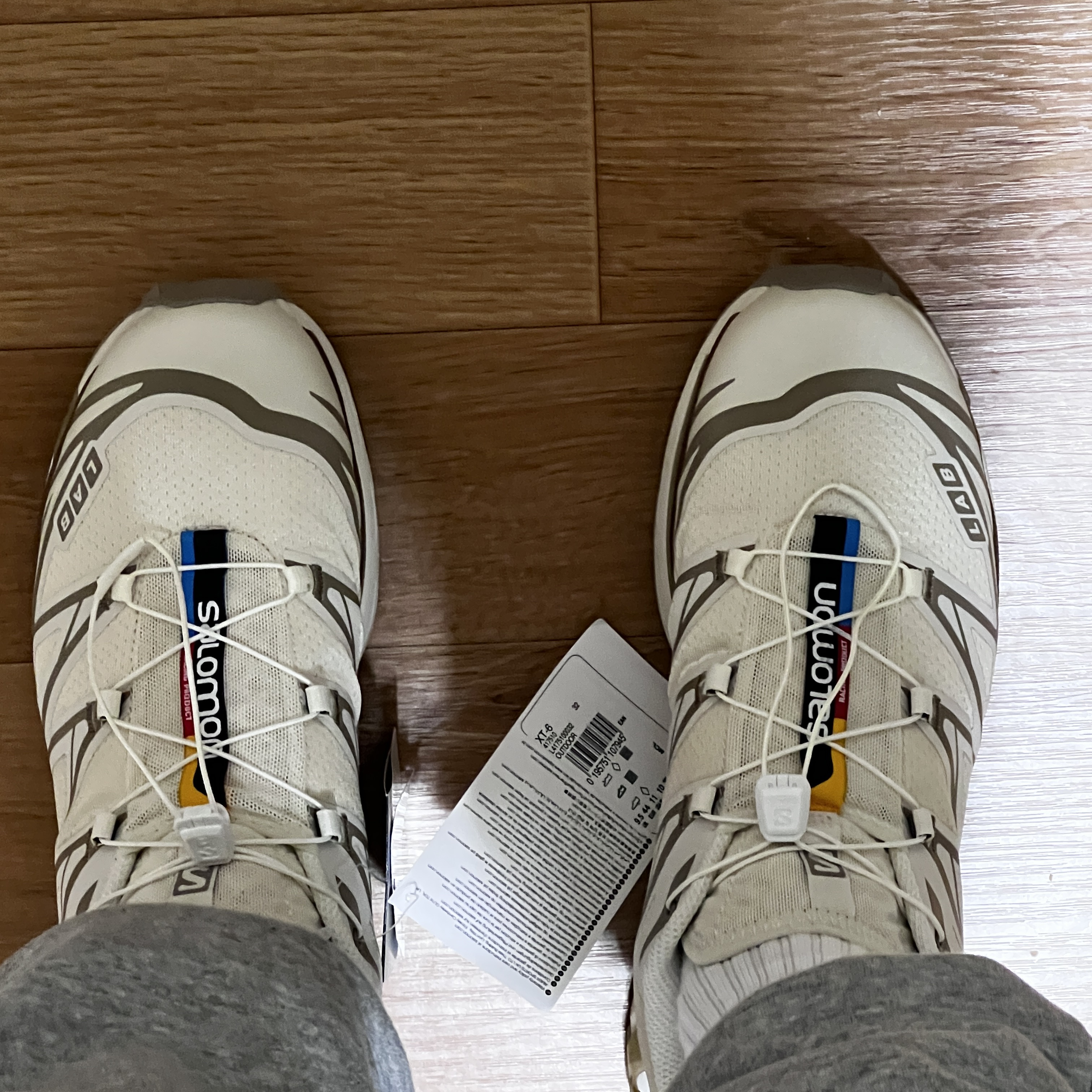 Salomon XT-6 Turtledove 착용 스타일