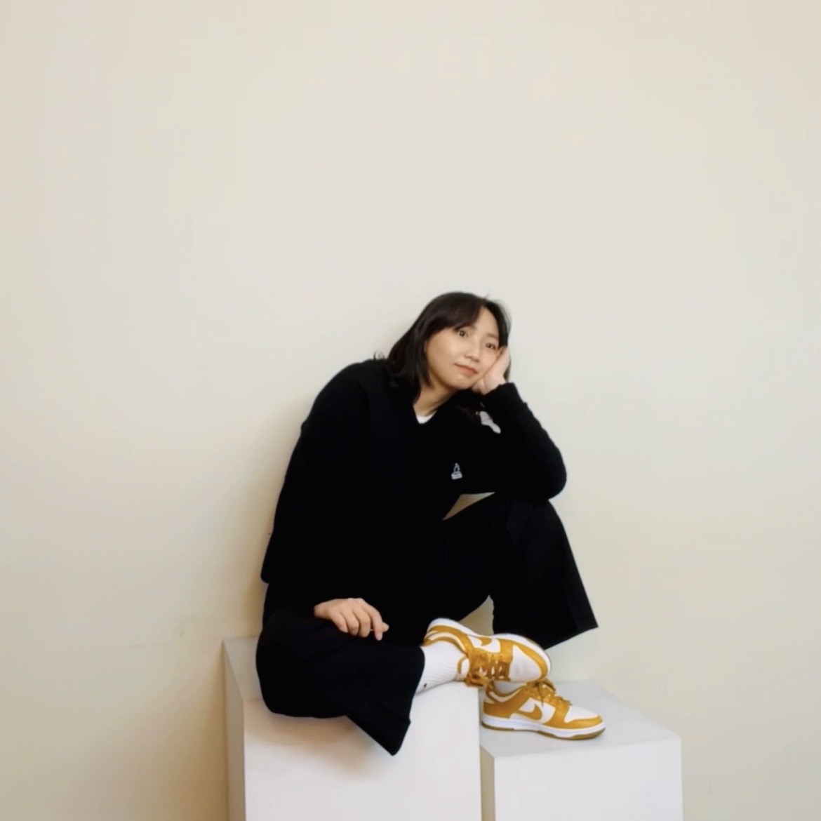 (W) Nike Dunk Low Next Nature Phantom 착용 스타일