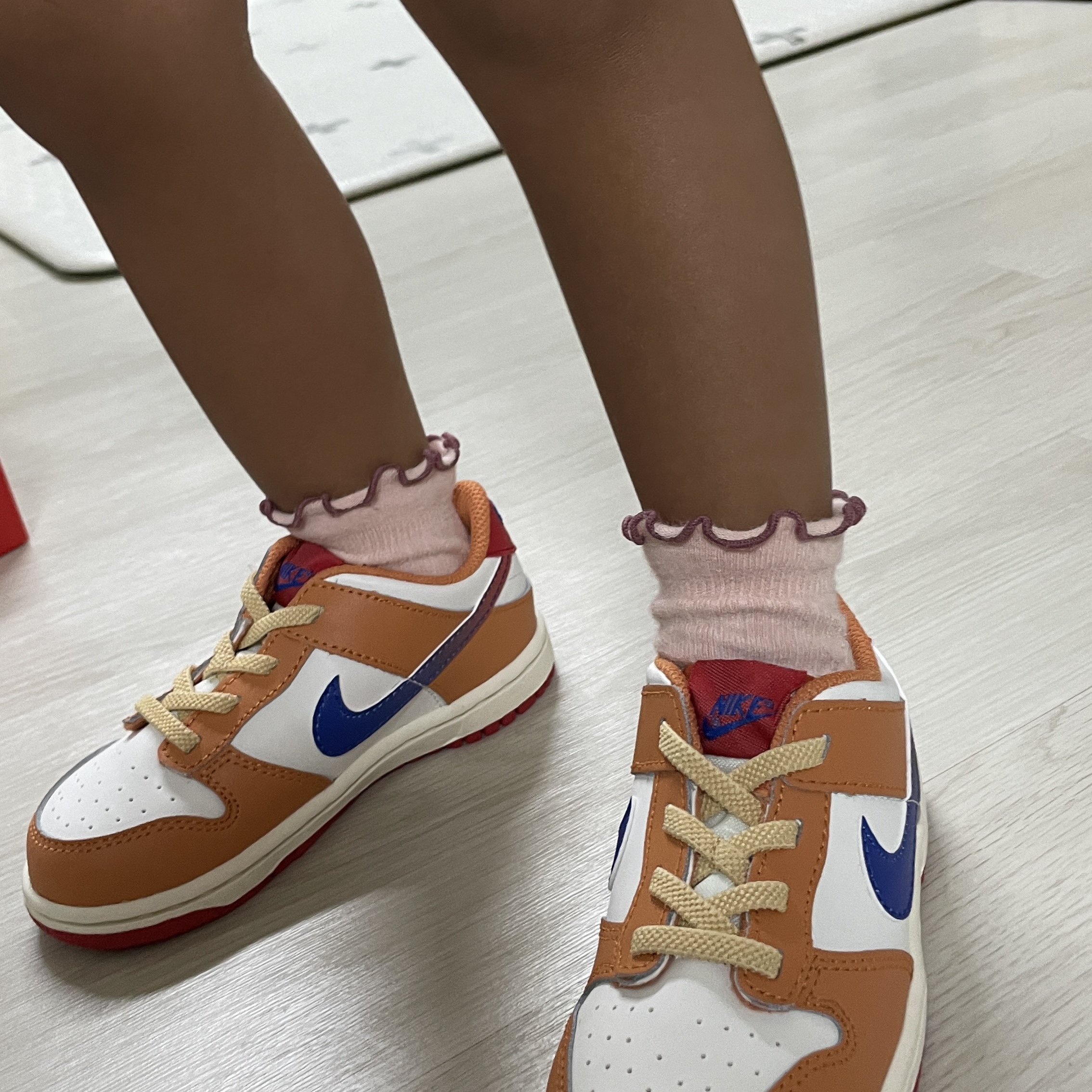 (TD) Nike Dunk Low Hot Curry and Game Royal 착용 스타일