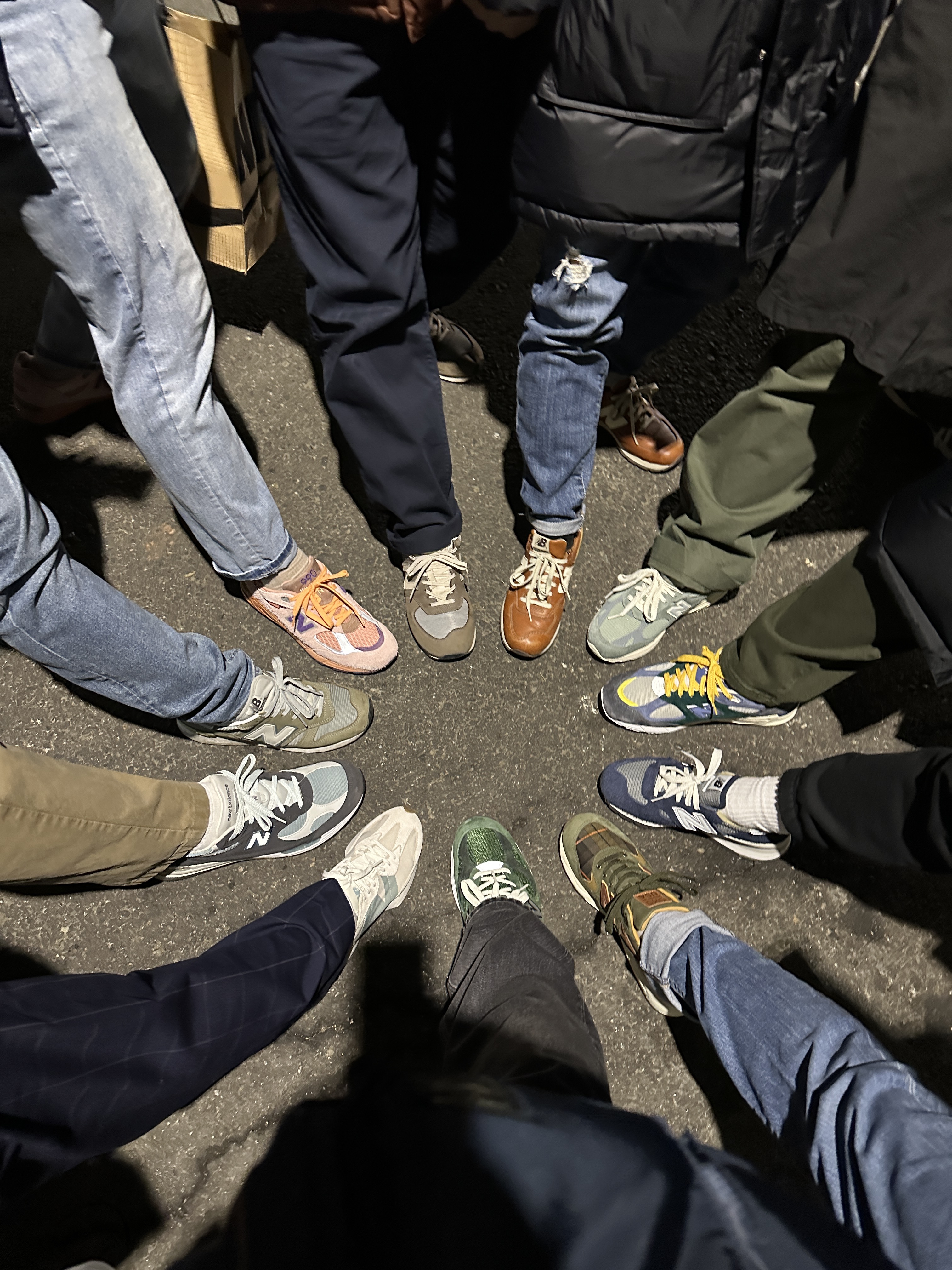 New Balance x Kith 992 Made in USA Steel Blue, New Balance x JJJJound 992 Made in USA Mossy Green 착용 스타일